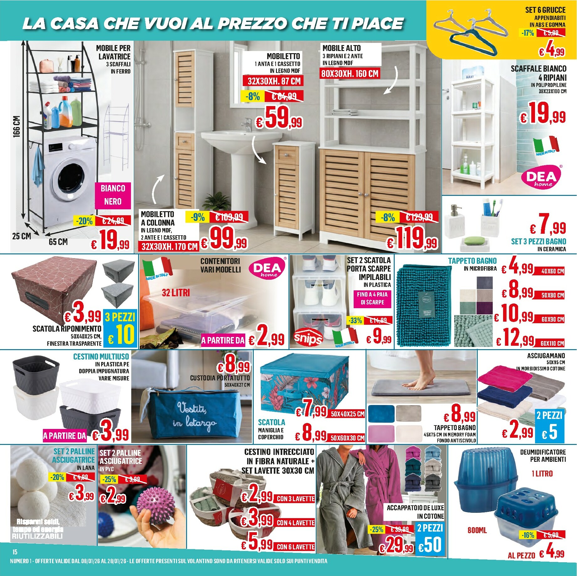 satur - Volantino Satur valido dal 08/01 al 28/01 - page: 15