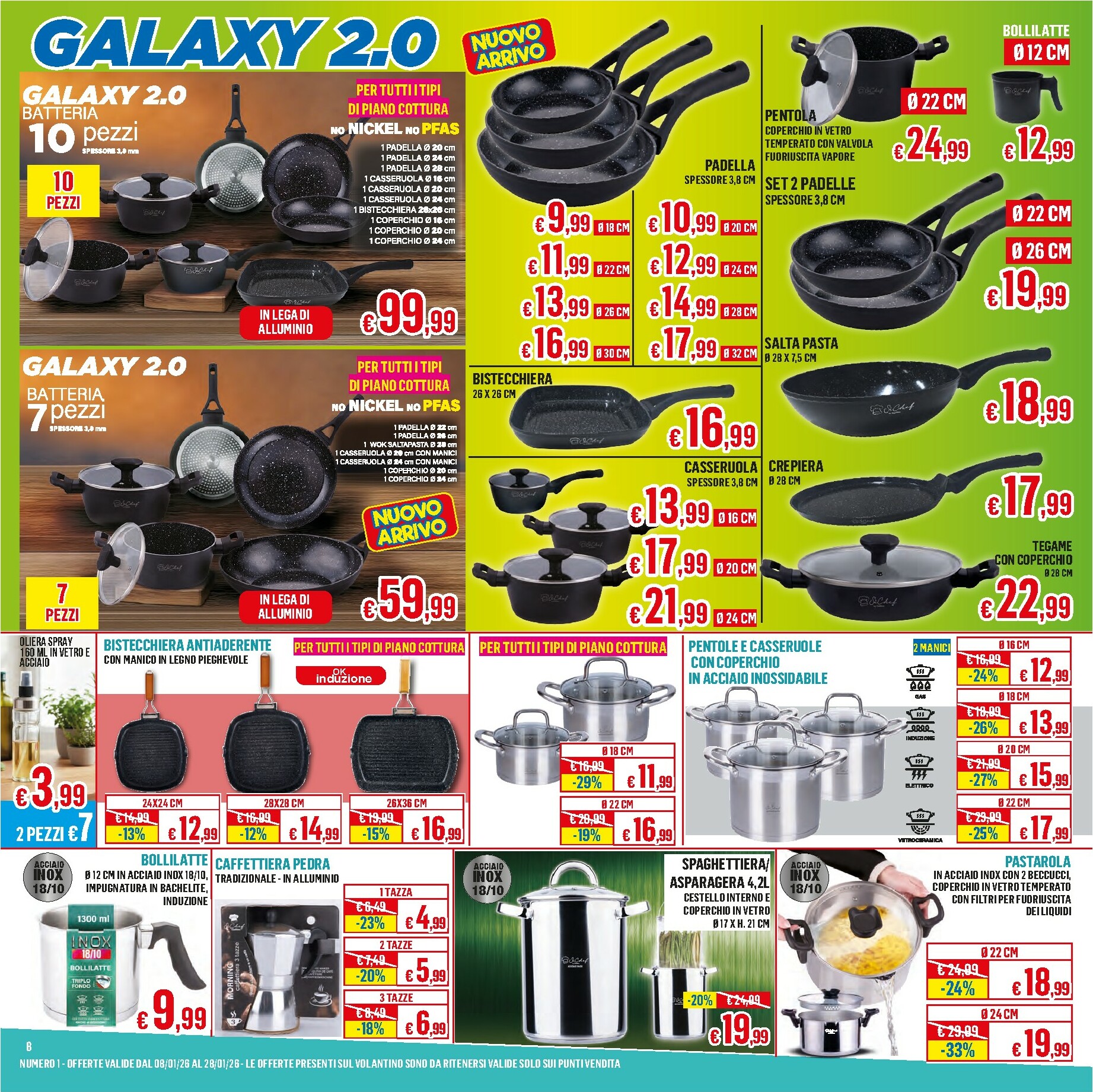 satur - Volantino Satur valido dal 08/01 al 28/01 - page: 8