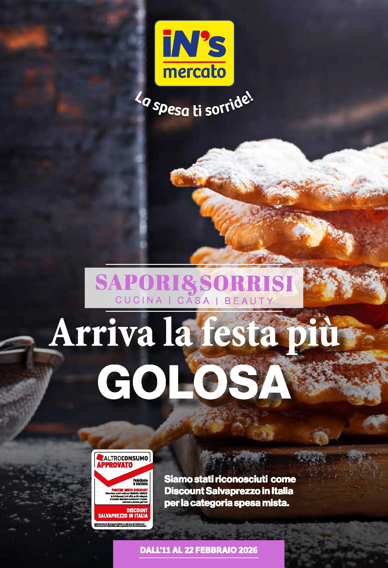 in-s - Volantino In's valido dal 11/02/2026 al 22/02/2026