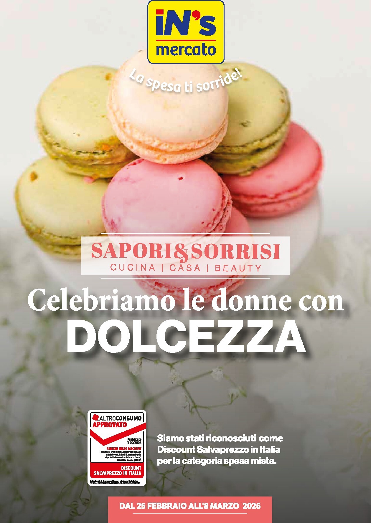in-s - Volantino In's valido dal 25/02/2026 al 08/03/2026