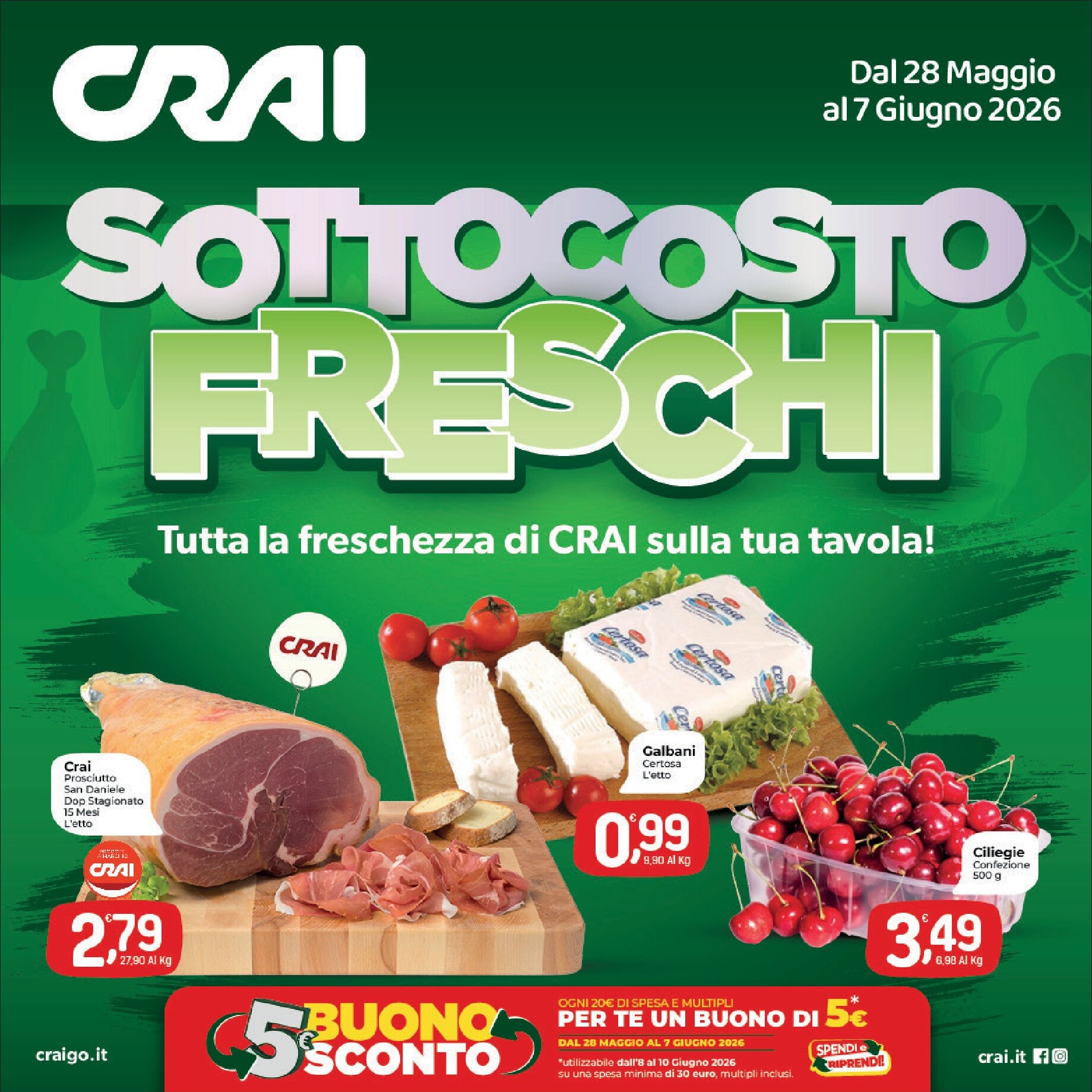 crai - Volantino futuro Crai valido dal giovedì 28/05/2026 al domenica 07/06/2026