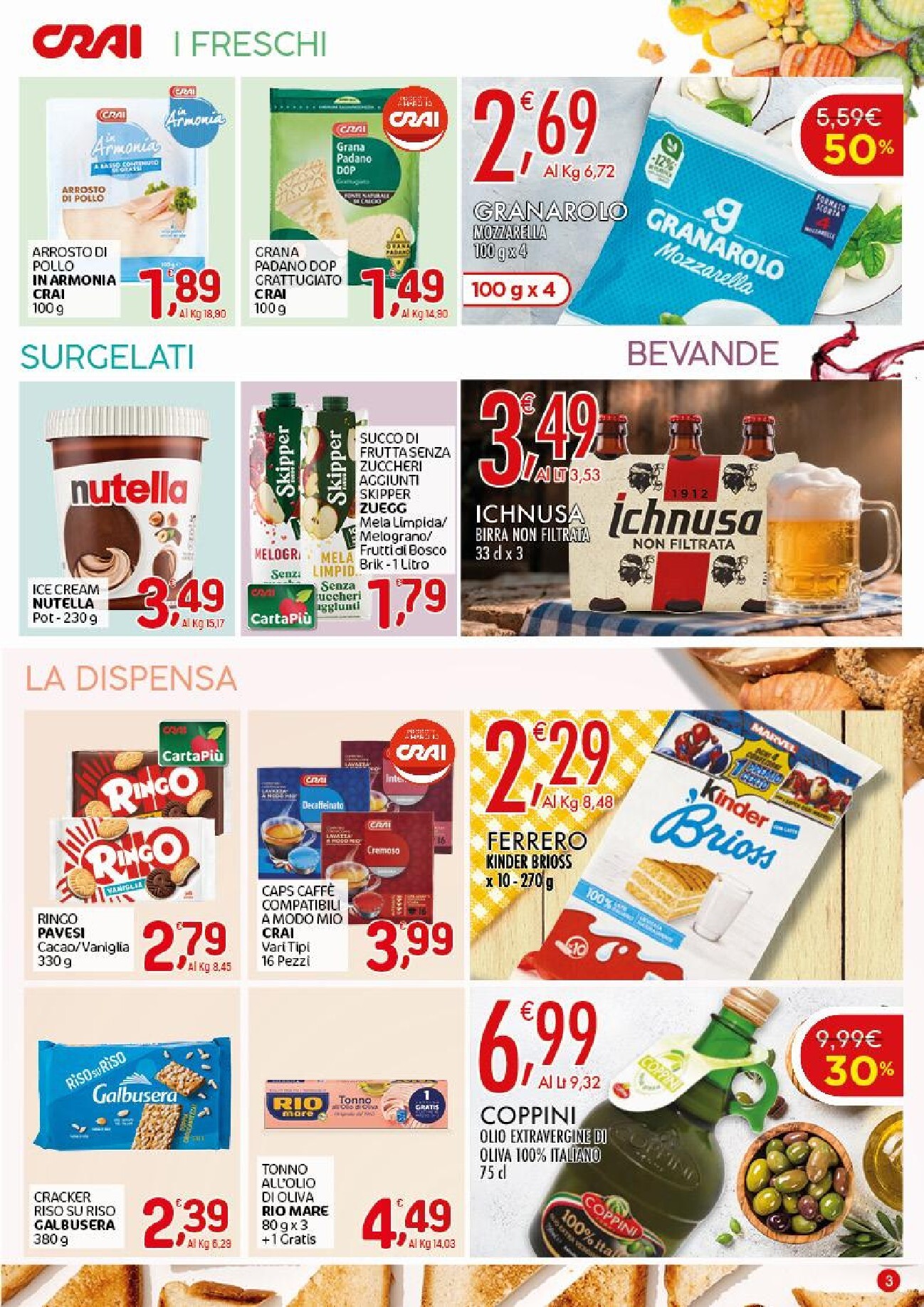crai - Volantino attuale di Crai - Sconti fino al 40% valido dal giovedì 11/06/2026 al domenica 21/06/2026 - page: 3