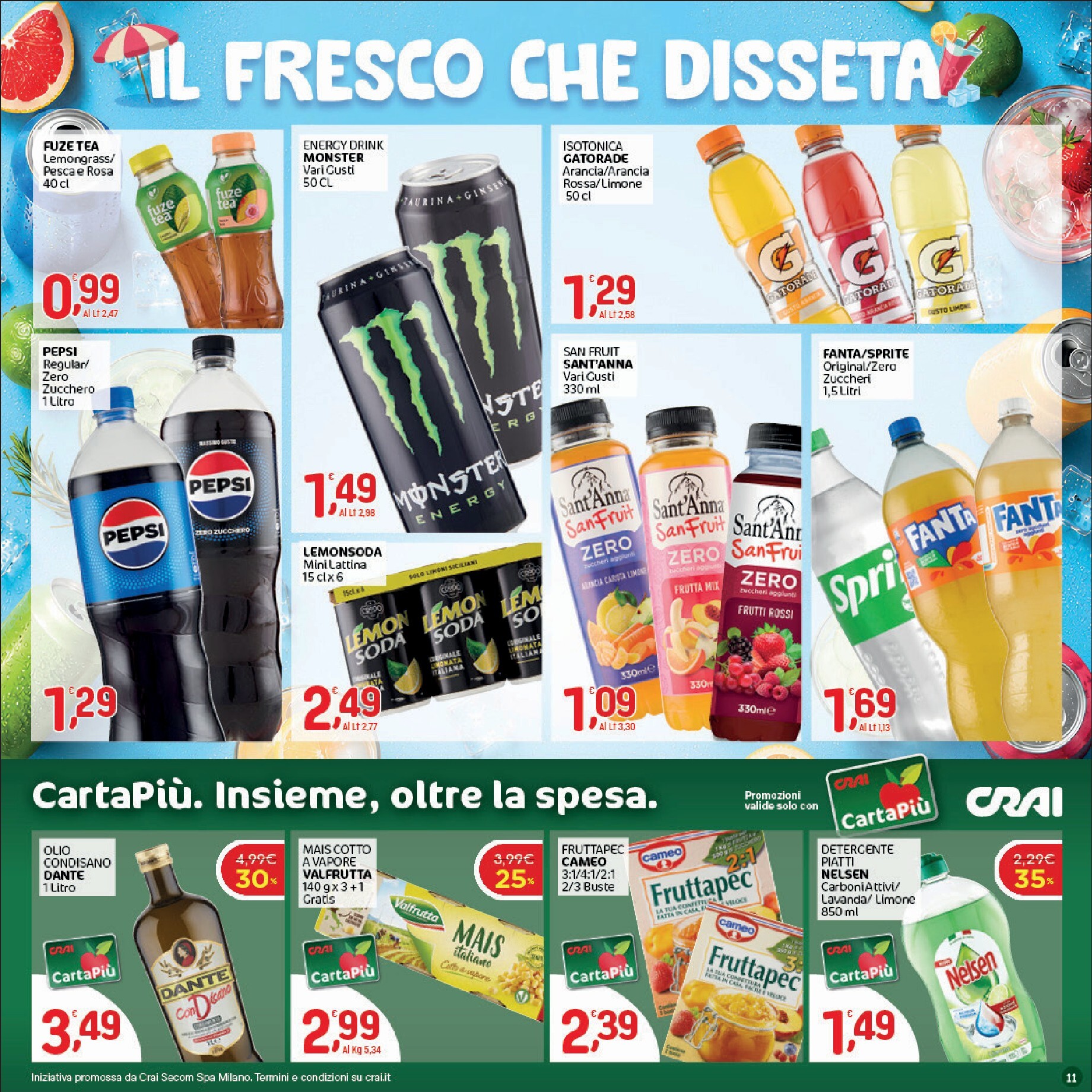crai - Volantino futuro Crai valido dal giovedì 09/07/2026 al domenica 19/07/2026 - page: 11