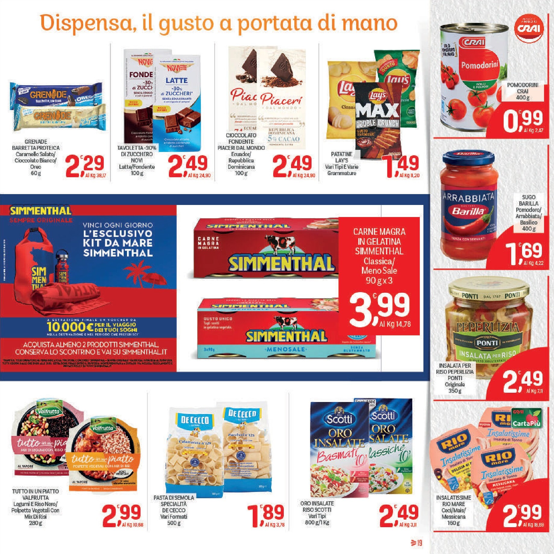 crai - Volantino attuale di Crai - Extra valido dal giovedì 09/07/2026 al domenica 19/07/2026 - page: 19