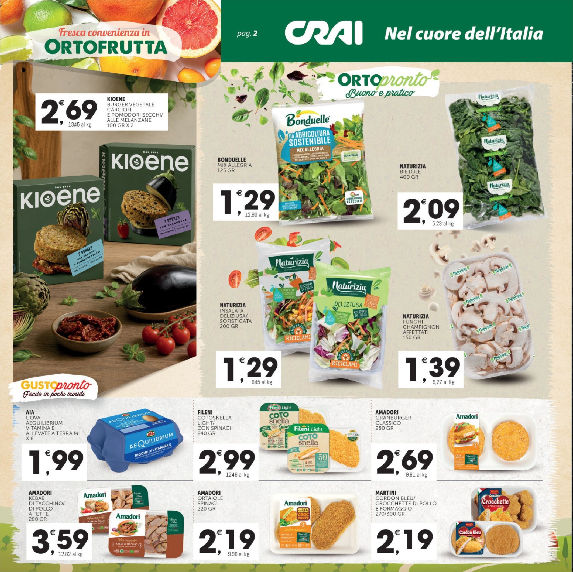 crai - Volantino attuale di Crai - Tanti Prodotti al Costo valido dal giovedì 23/07/2026 al mercoledì 05/08/2026 - page: 2