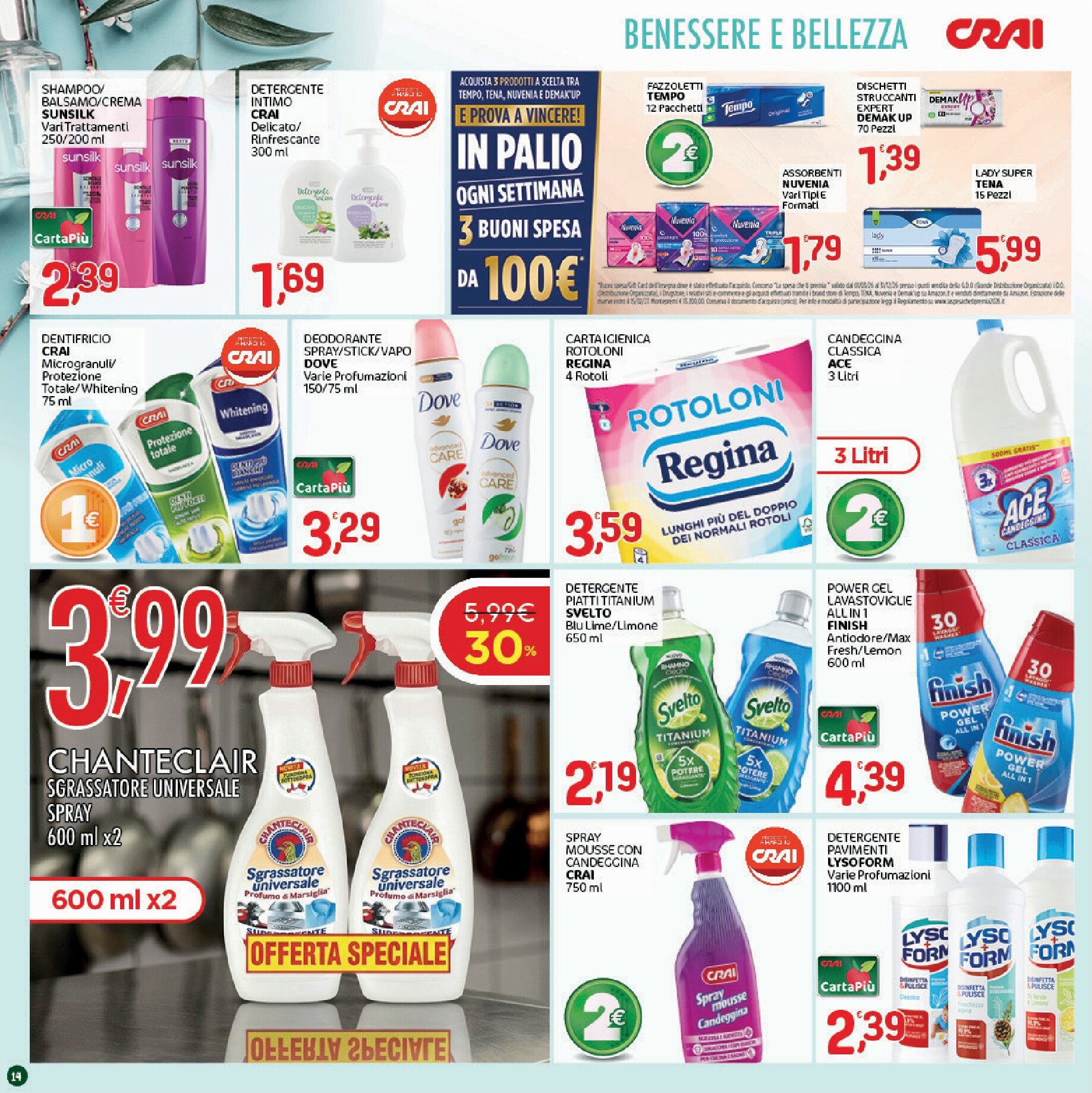 crai - Volantino Crai - prezzi tondi per la prossima settimana dal giovedì 17/09/2026 al domenica 27/09/2026 - page: 14