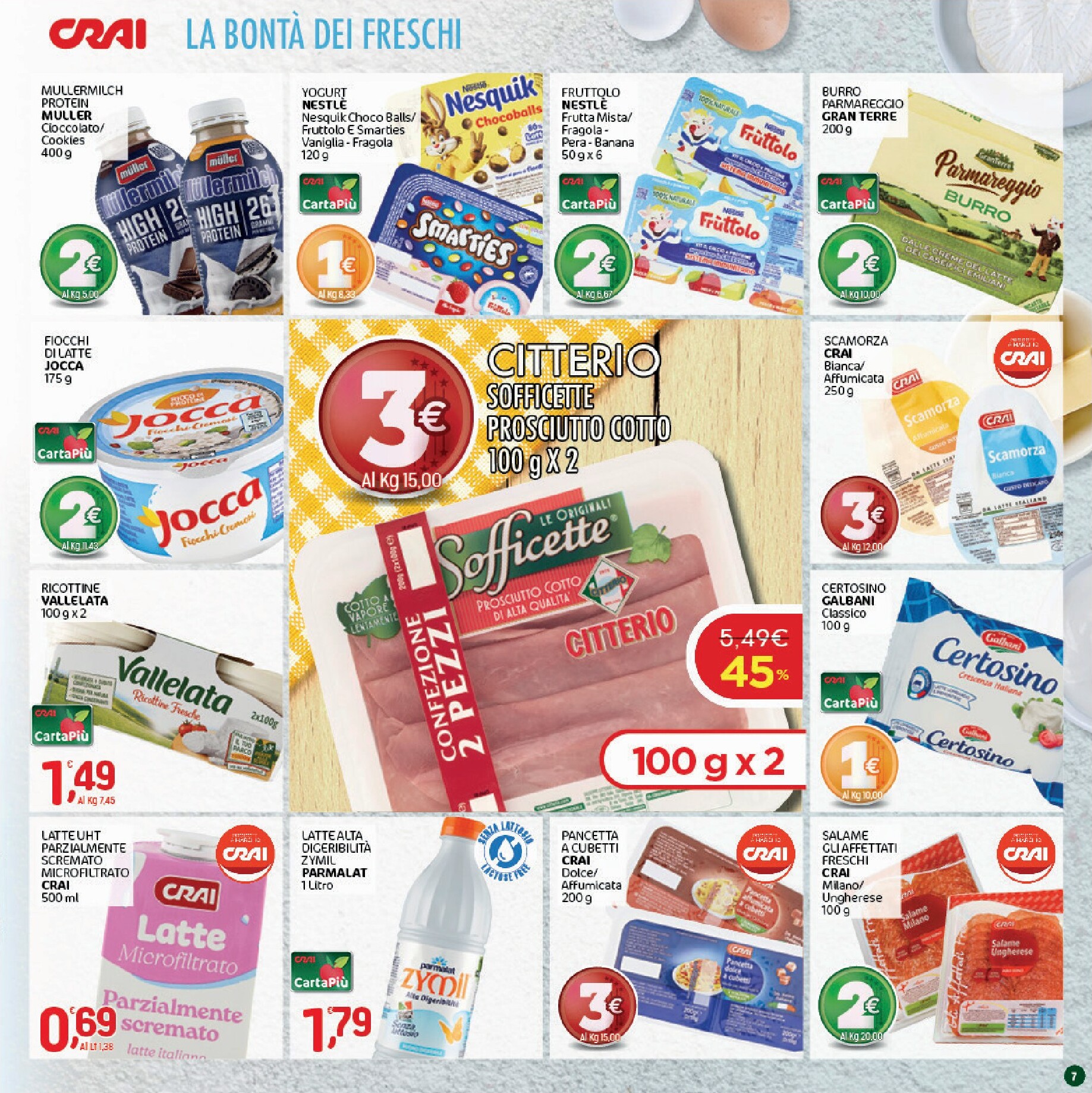 crai - Volantino Crai - prezzi tondi per la prossima settimana dal giovedì 17/09/2026 al domenica 27/09/2026 - page: 7