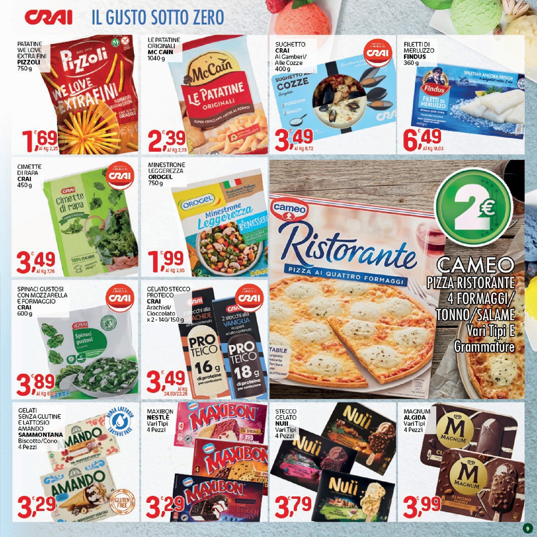 crai - Volantino attuale di Crai - Prezzi Tondi 2 valido dal giovedì 17/09/2026 al domenica 27/09/2026 - page: 9