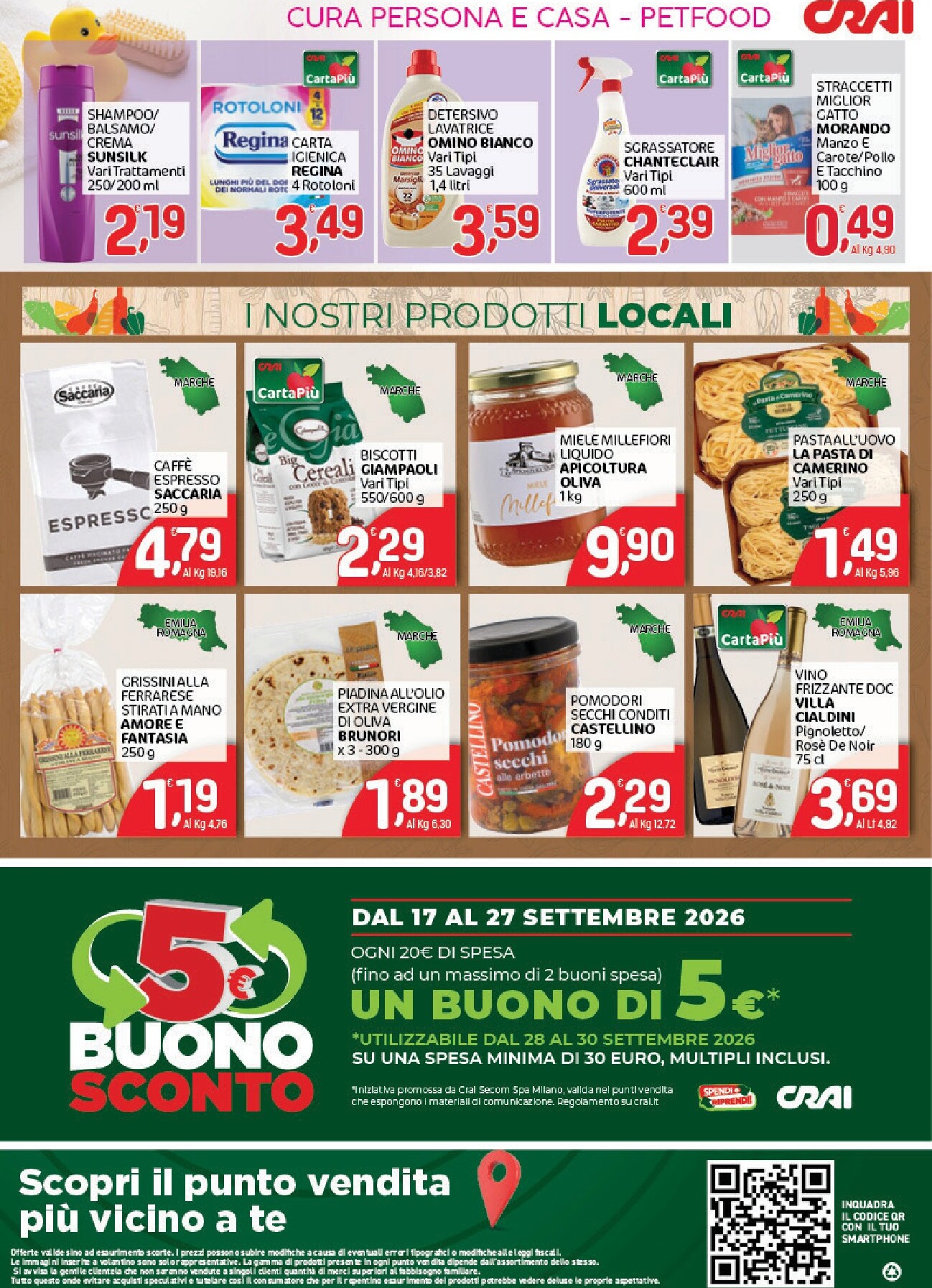 crai - Volantino attuale di Crai - Prezzi tondi 4 valido dal giovedì 17/09/2026 al domenica 27/09/2026 - page: 4