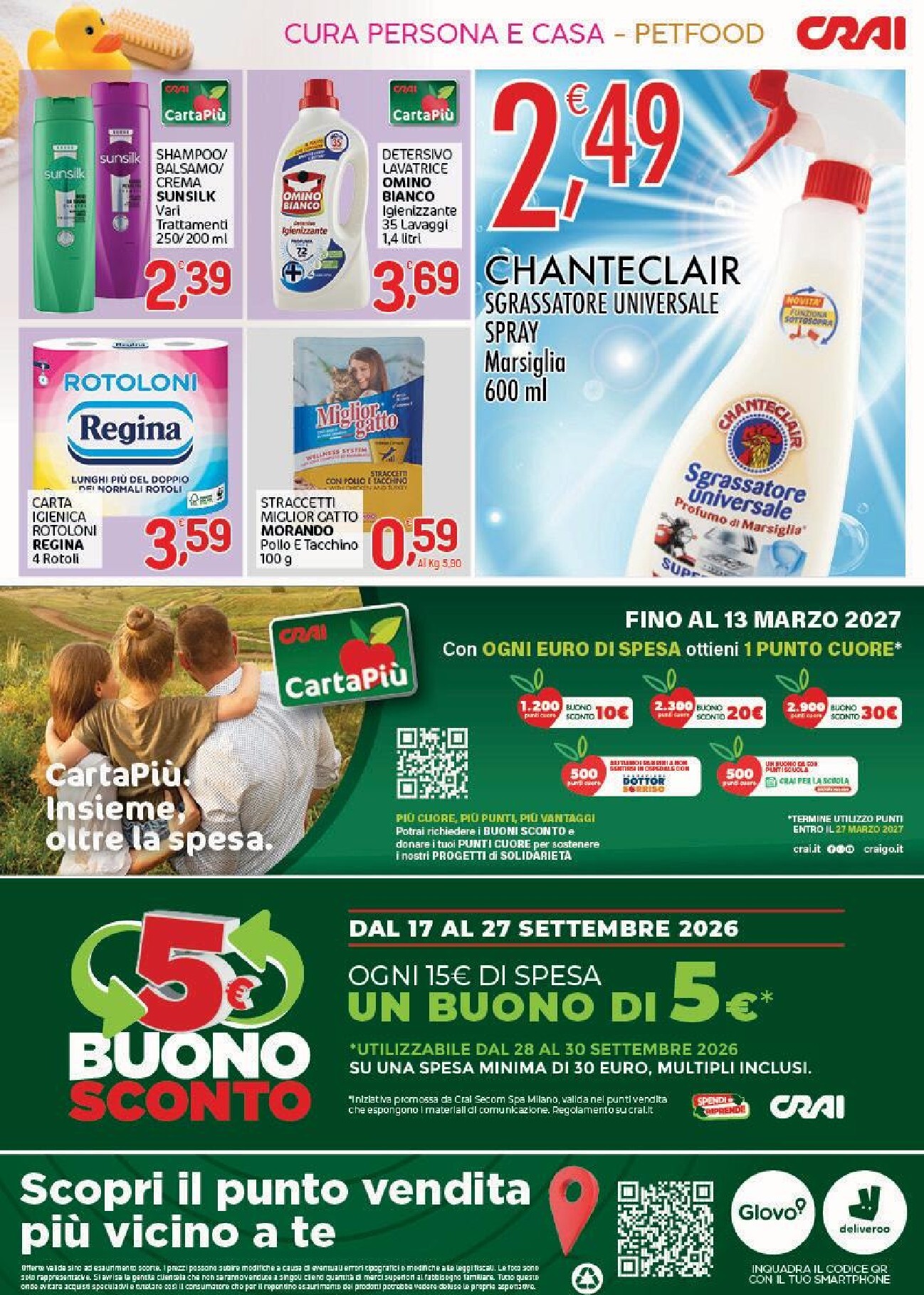 crai - Volantino attuale di Crai - Prezzi Tondi 3 valido dal giovedì 17/09/2026 al domenica 27/09/2026 - page: 4