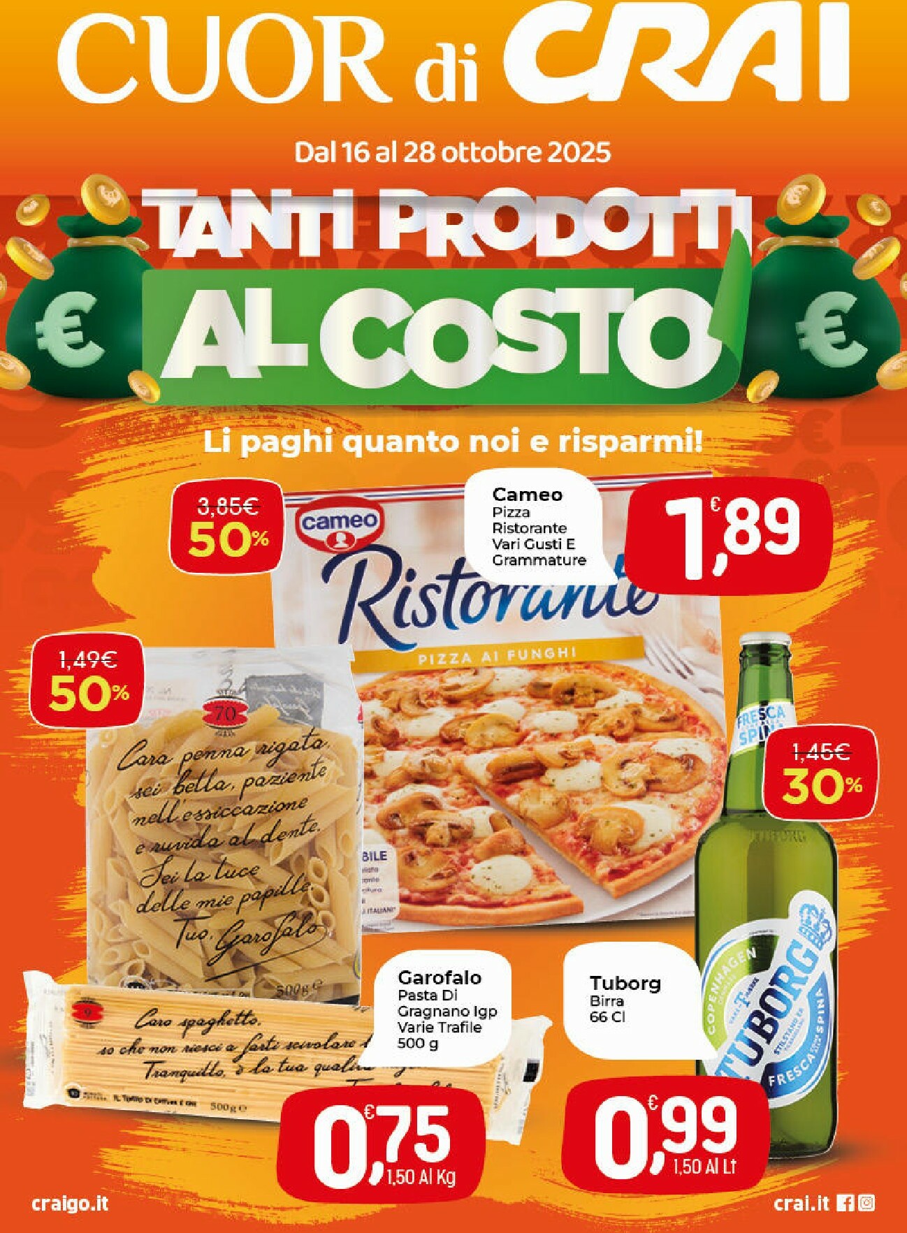 crai - Volantino Crai valido dal 16/10 al 28/10