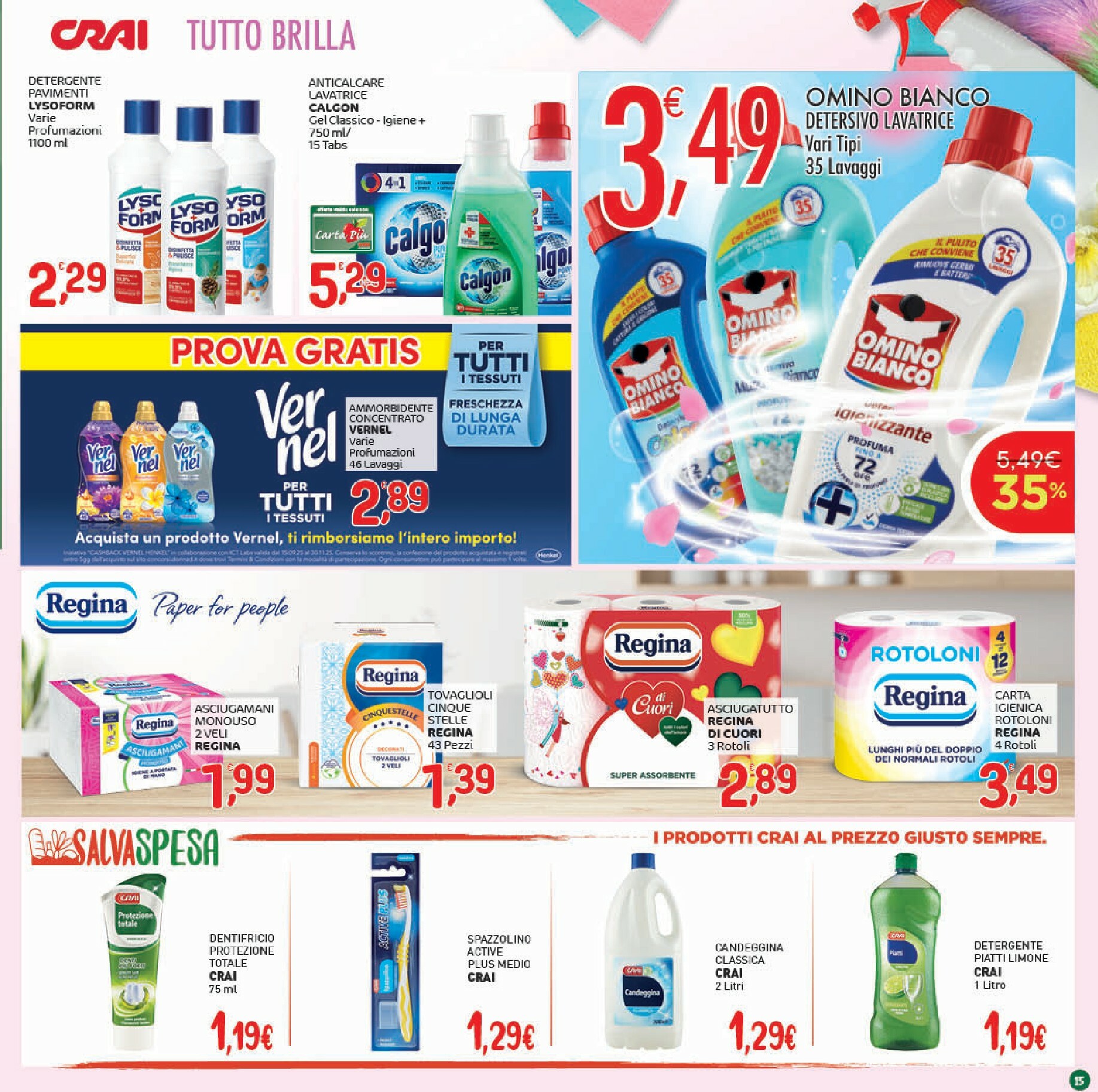 crai - Volantino Crai valido dal 13/11 al 23/11 - page: 15