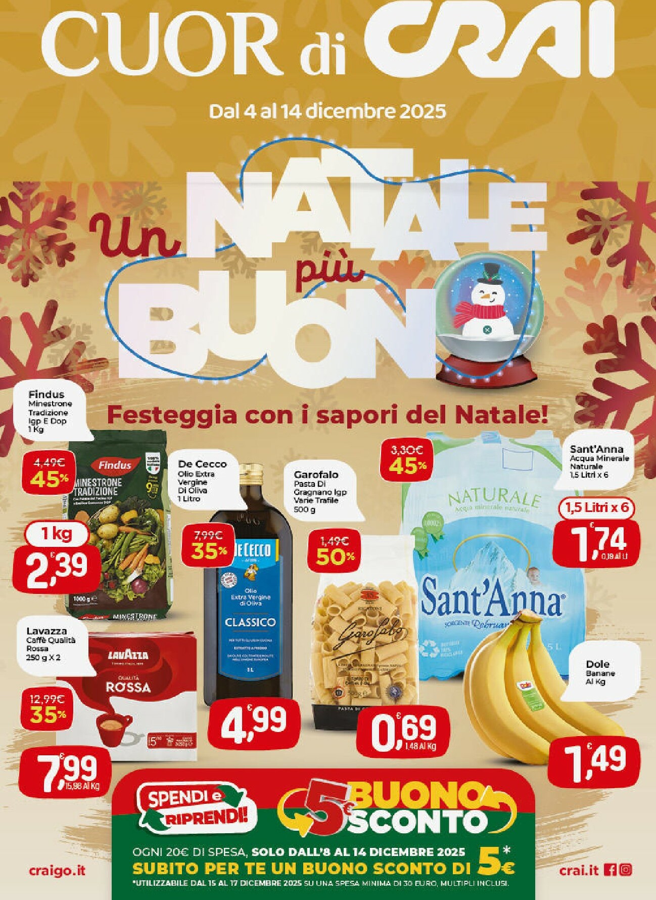 crai - Volantino Crai - Cuor di Crai valido dal 04/12 al 14/12