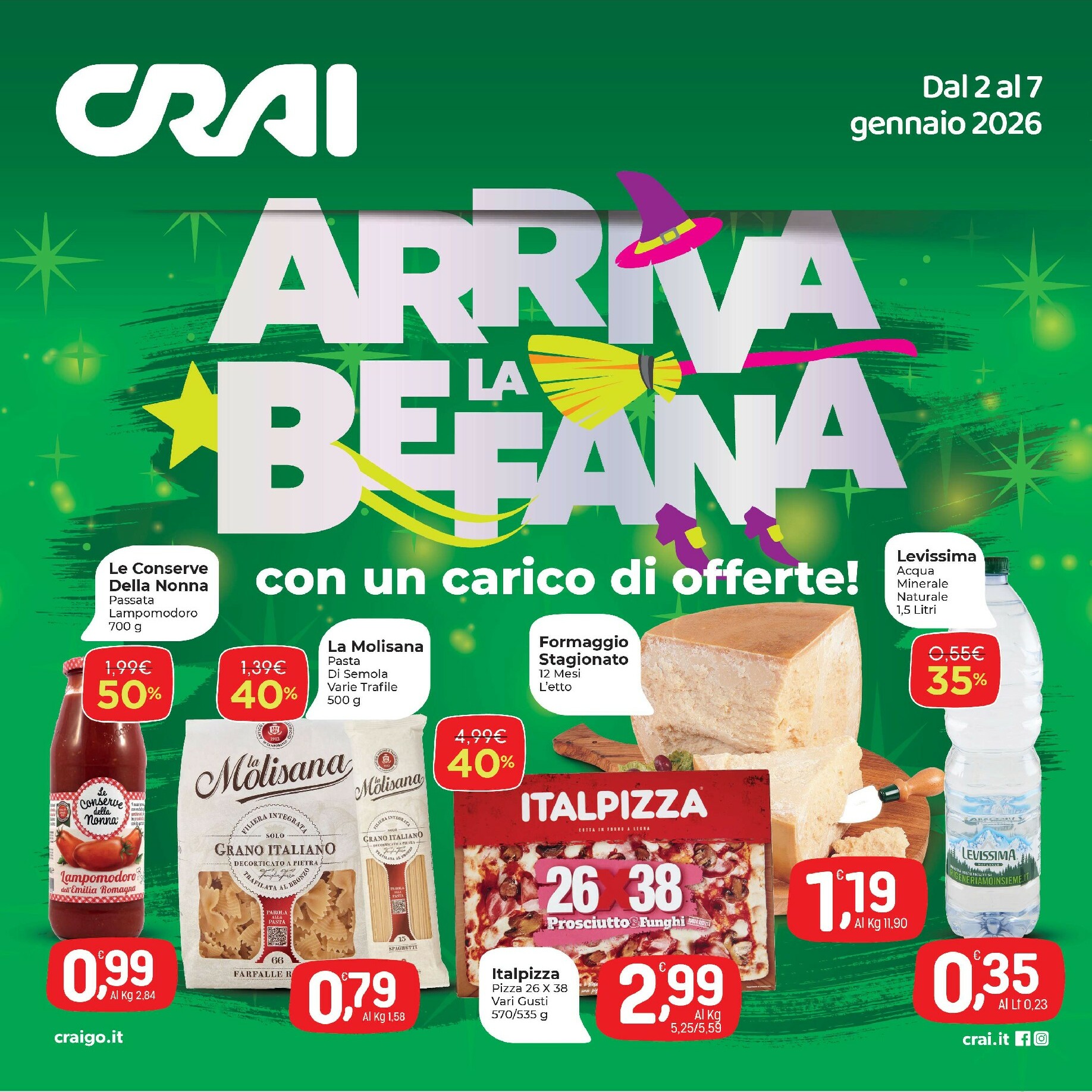crai - Volantino Crai valido dal 02/01 al 07/01