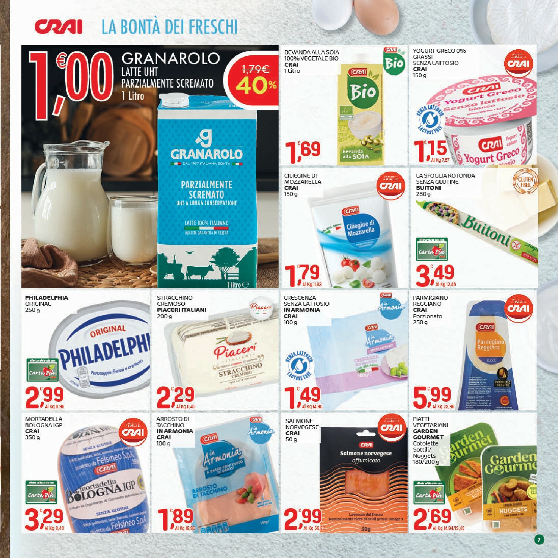 crai - Volantino Crai valido dal 22/01 al 01/02 - page: 7