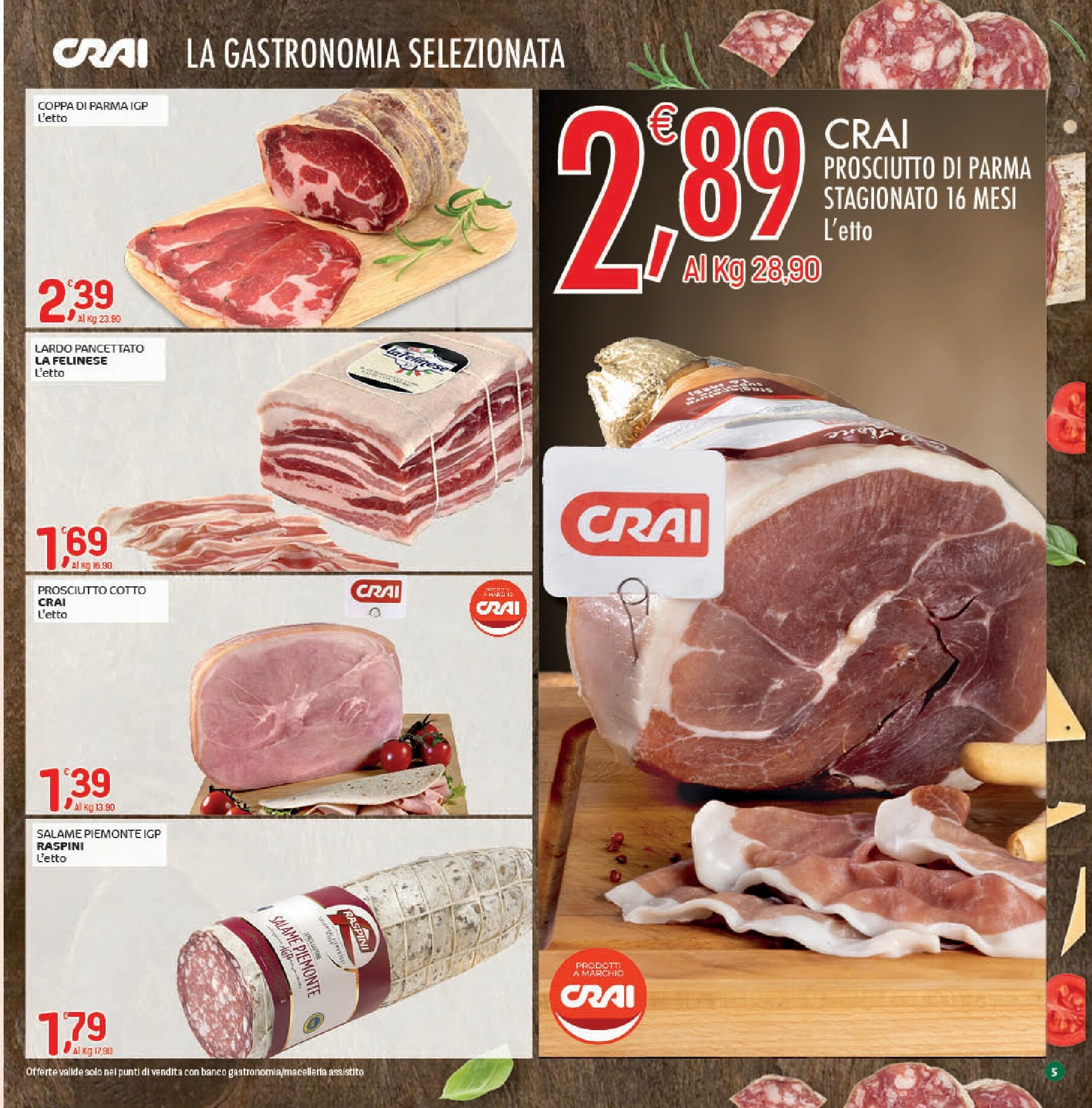 crai - Volantino Crai valido dal 22/01 al 01/02 - page: 5