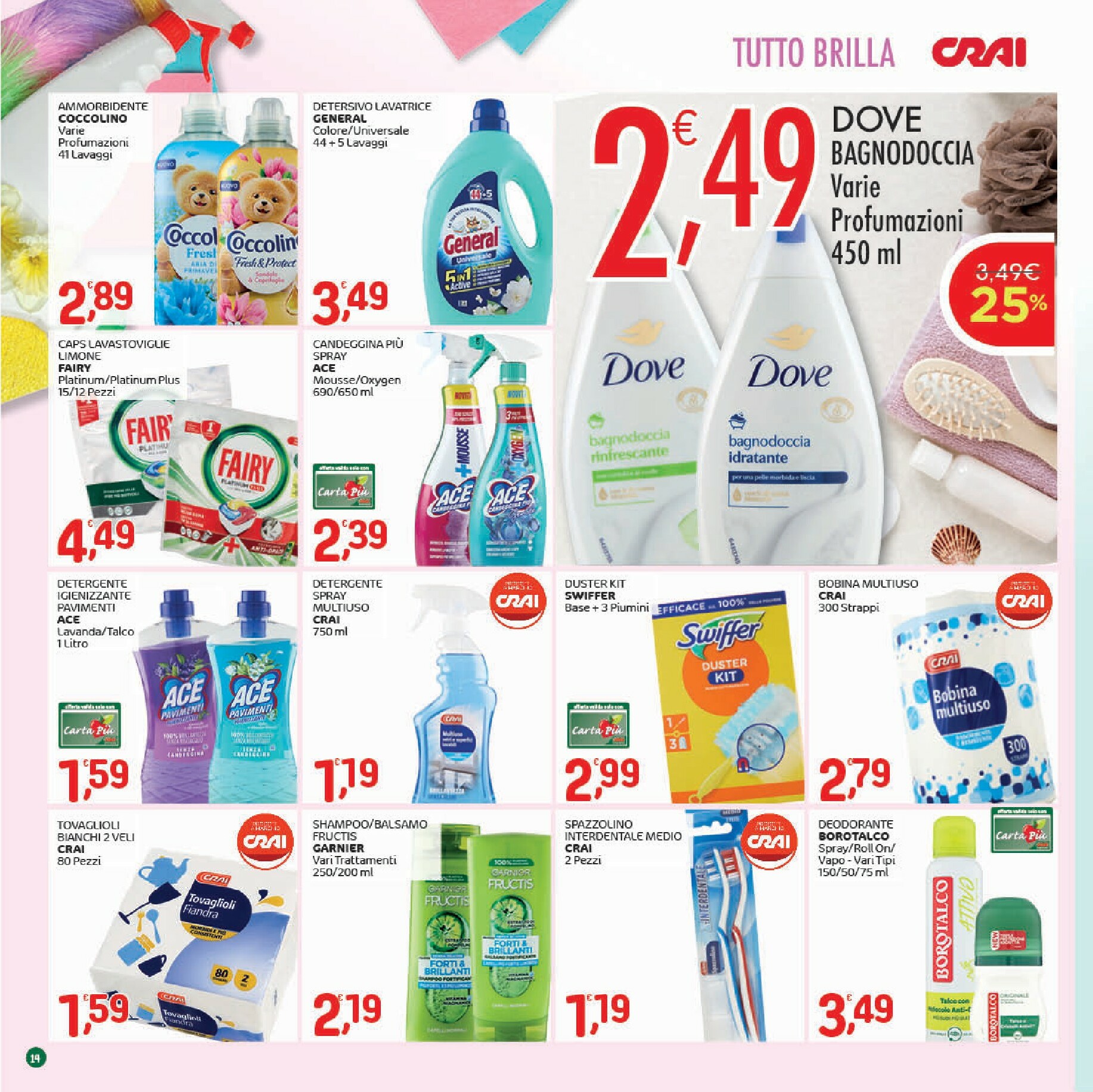 crai - Volantino Crai valido dal 22/01 al 01/02 - page: 14