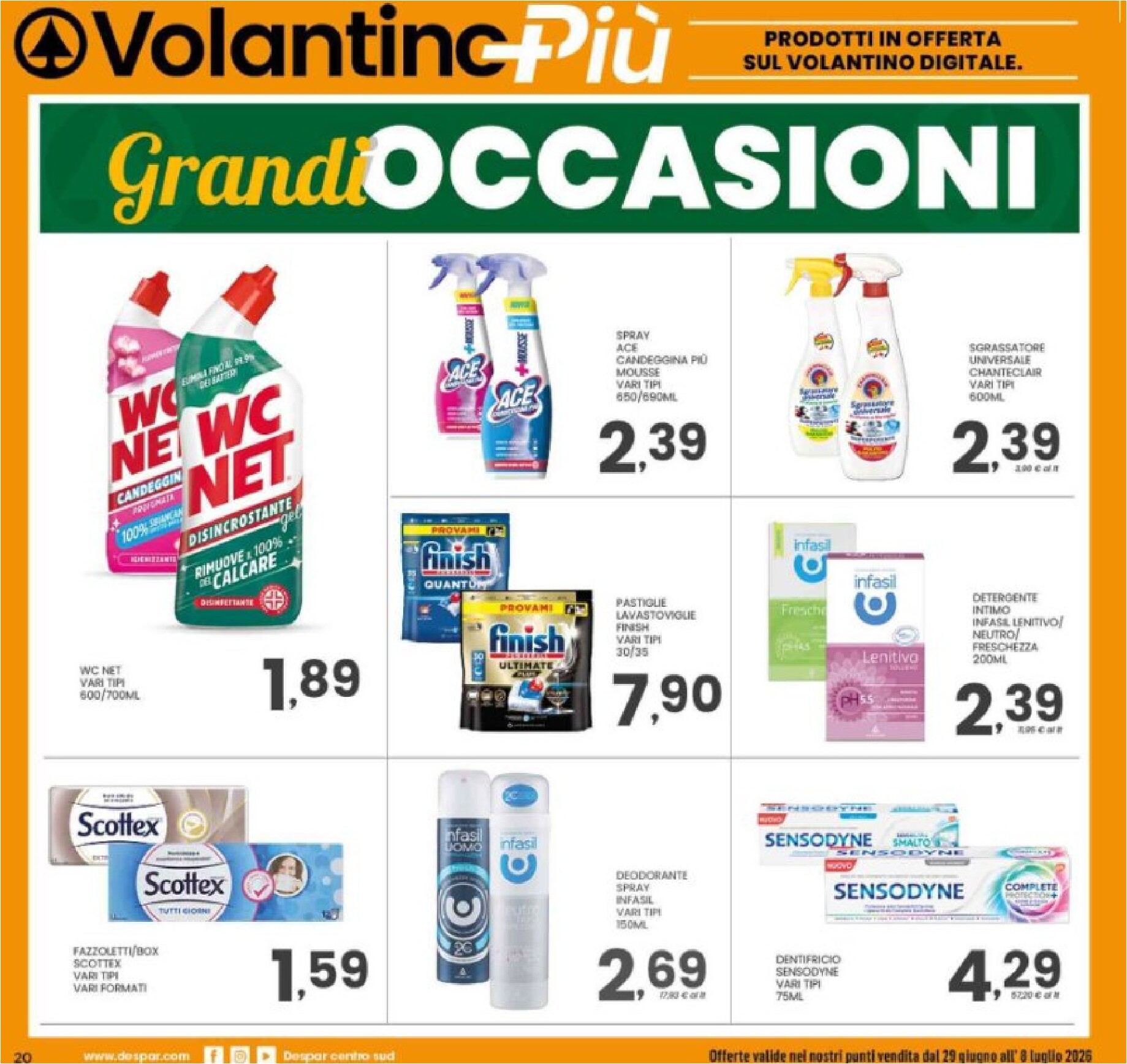 despar - Volantino attuale di Despar valido dal lunedì 29/06/2026 al mercoledì 08/07/2026 - page: 19