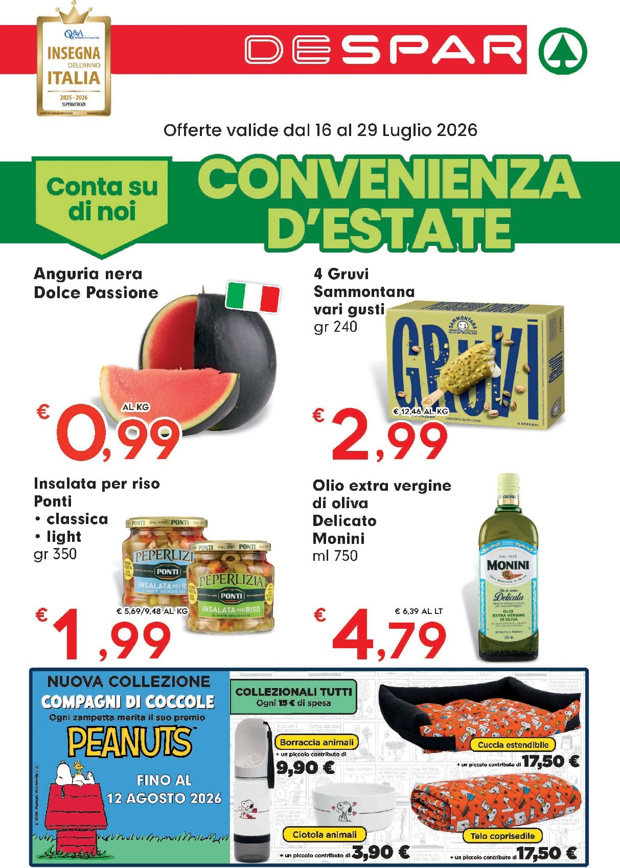 despar - Volantino futuro Despar valido dal giovedì 16/07/2026 al mercoledì 29/07/2026