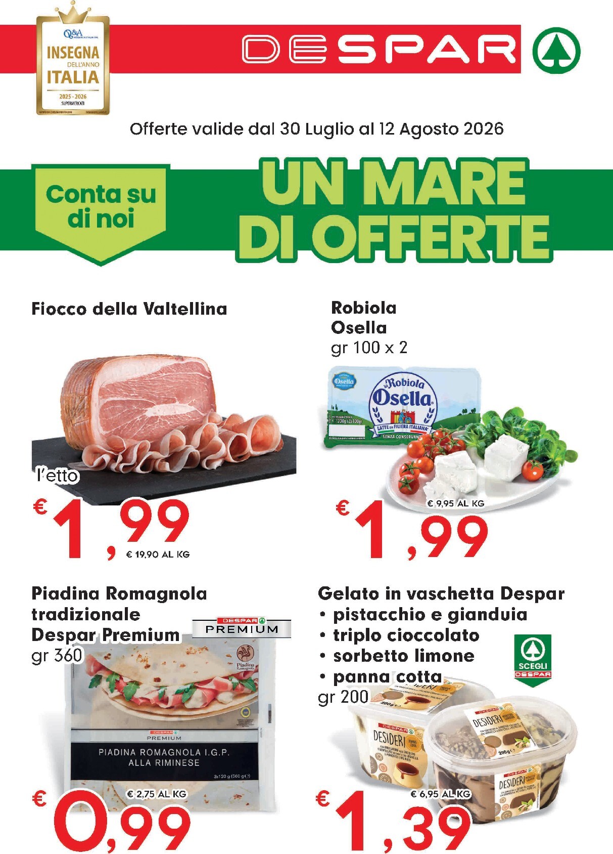 despar - Volantino Despar per la prossima settimana dal giovedì 30/07/2026 al mercoledì 12/08/2026 - page: 1