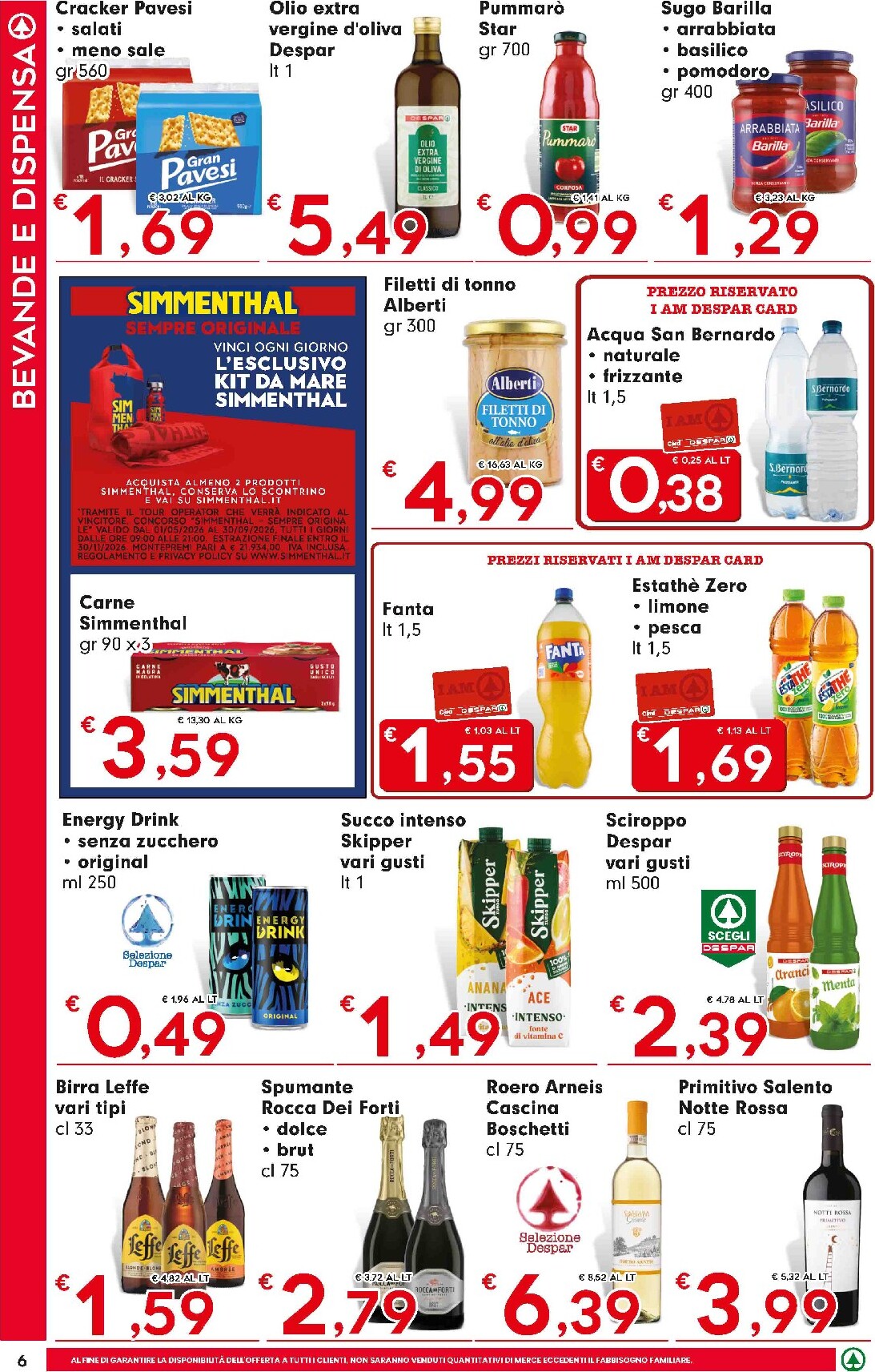 despar - Volantino Despar - Express per la prossima settimana dal giovedì 30/07/2026 al mercoledì 12/08/2026 - page: 6