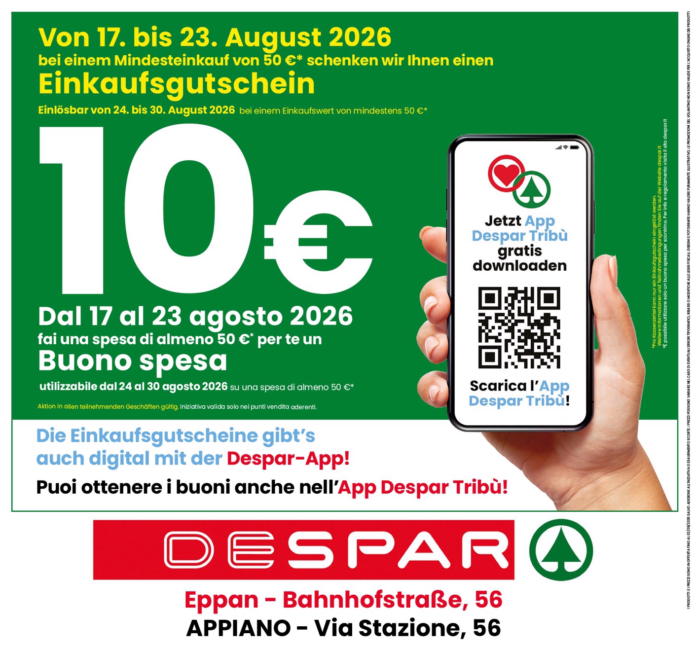 despar - Volantino attuale di Despar - Appiano valido dal giovedì 20/08/2026 al mercoledì 02/09/2026 - page: 8