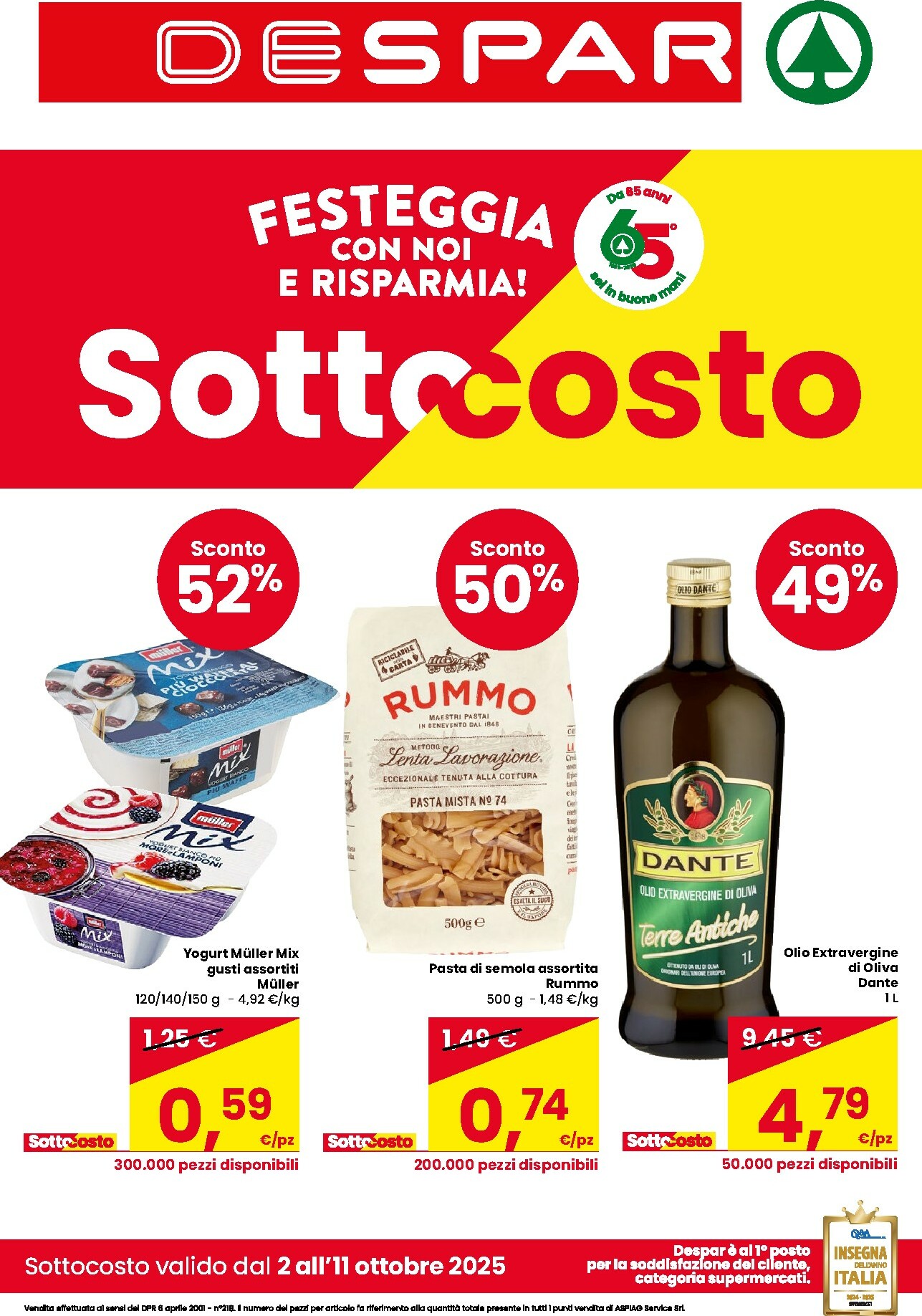 despar - Volantino Despar valido dal 02/10 al 11/10