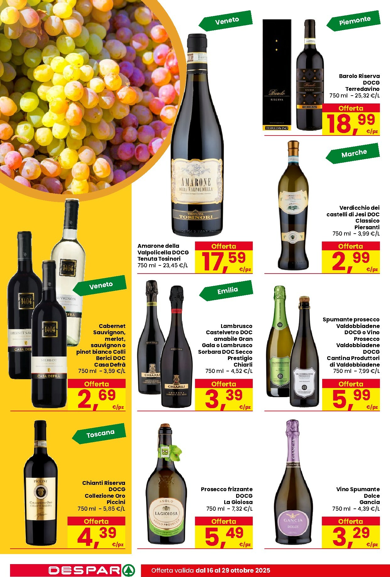 despar - Volantino Despar valido dal 16/10 al 29/10 - page: 14