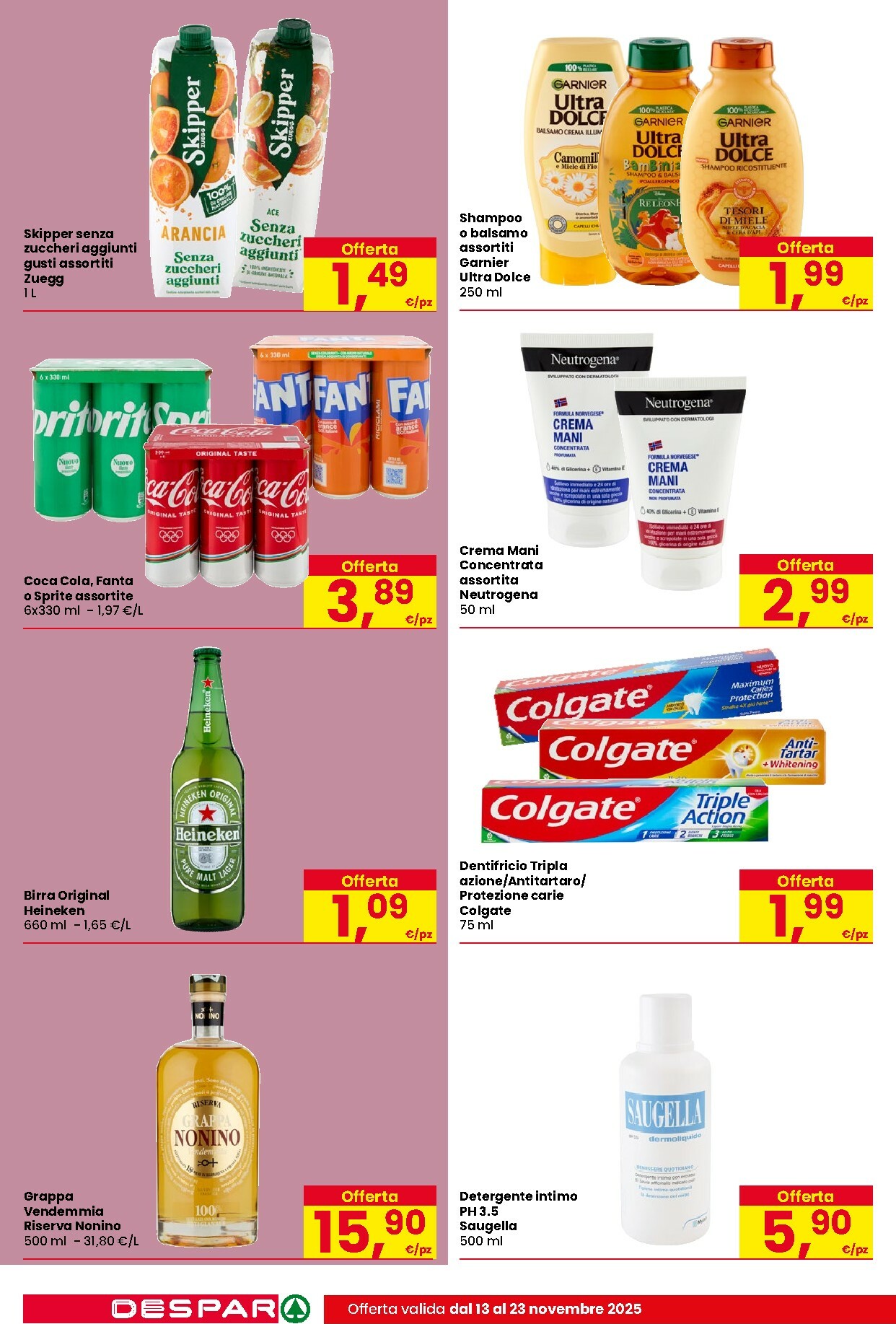 despar - Volantino Despar valido dal 13/11 al 23/11 - page: 18