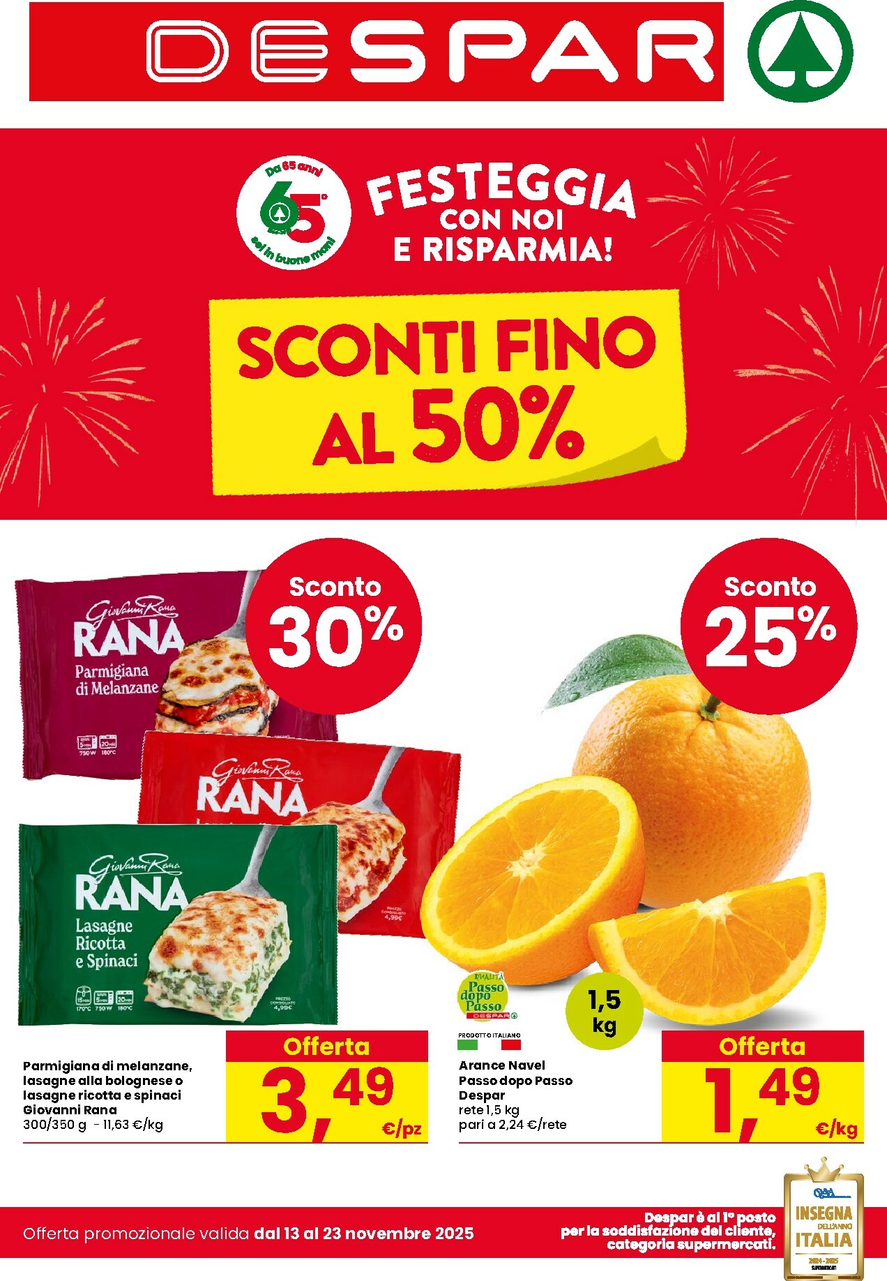 despar - Volantino Despar valido dal 13/11 al 23/11