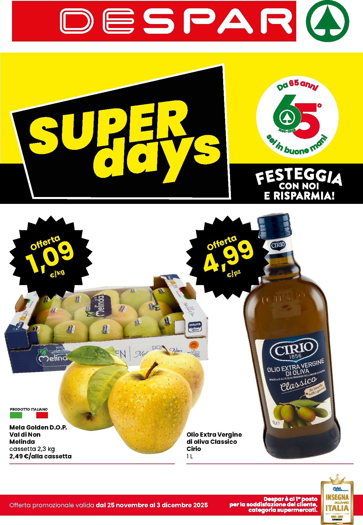 despar - Volantino Despar valido dal 25/11 al 03/12