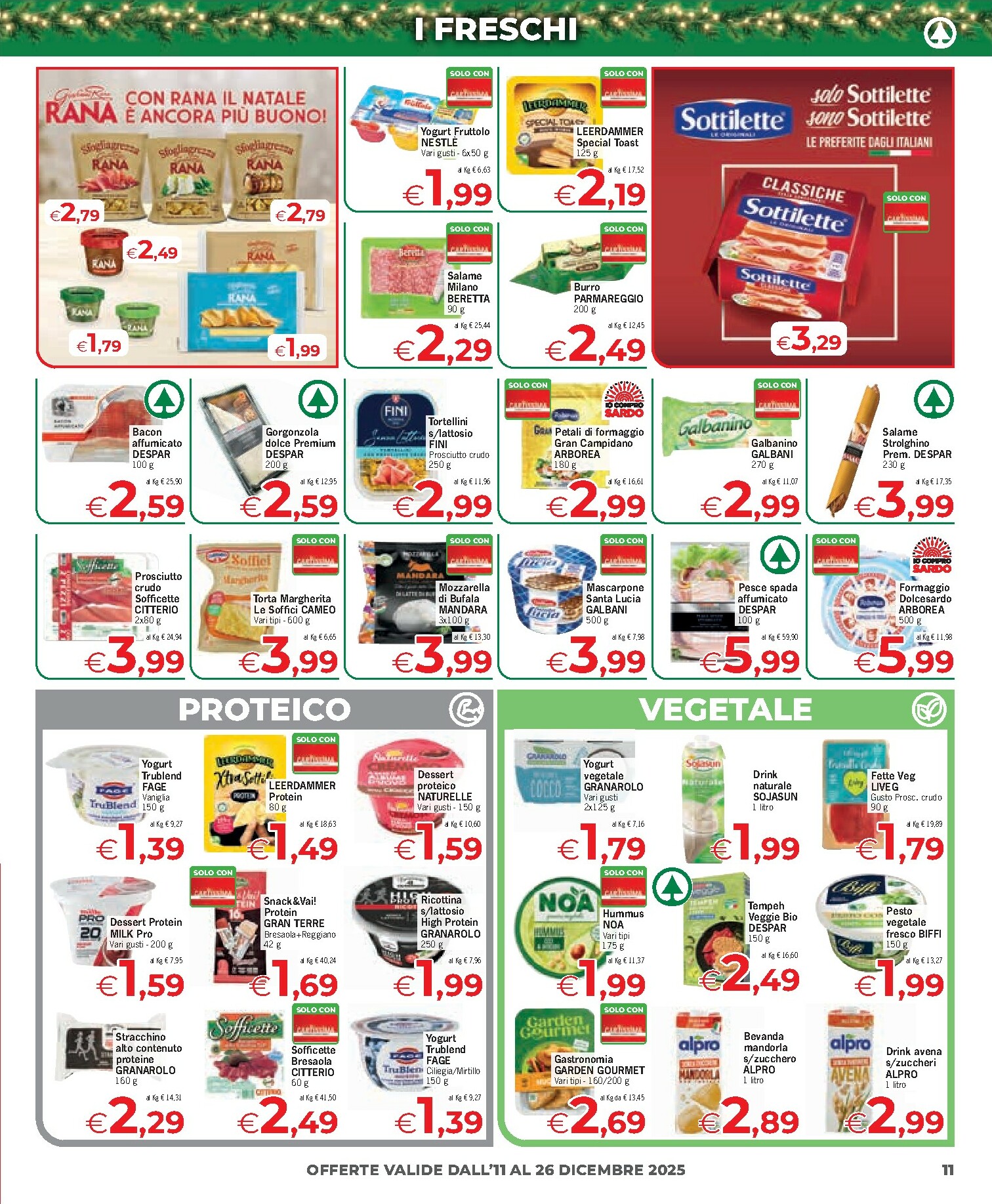 despar - Volantino Despar - Offerte di Buone Feste valido dal 11/12 al 26/12 - page: 11