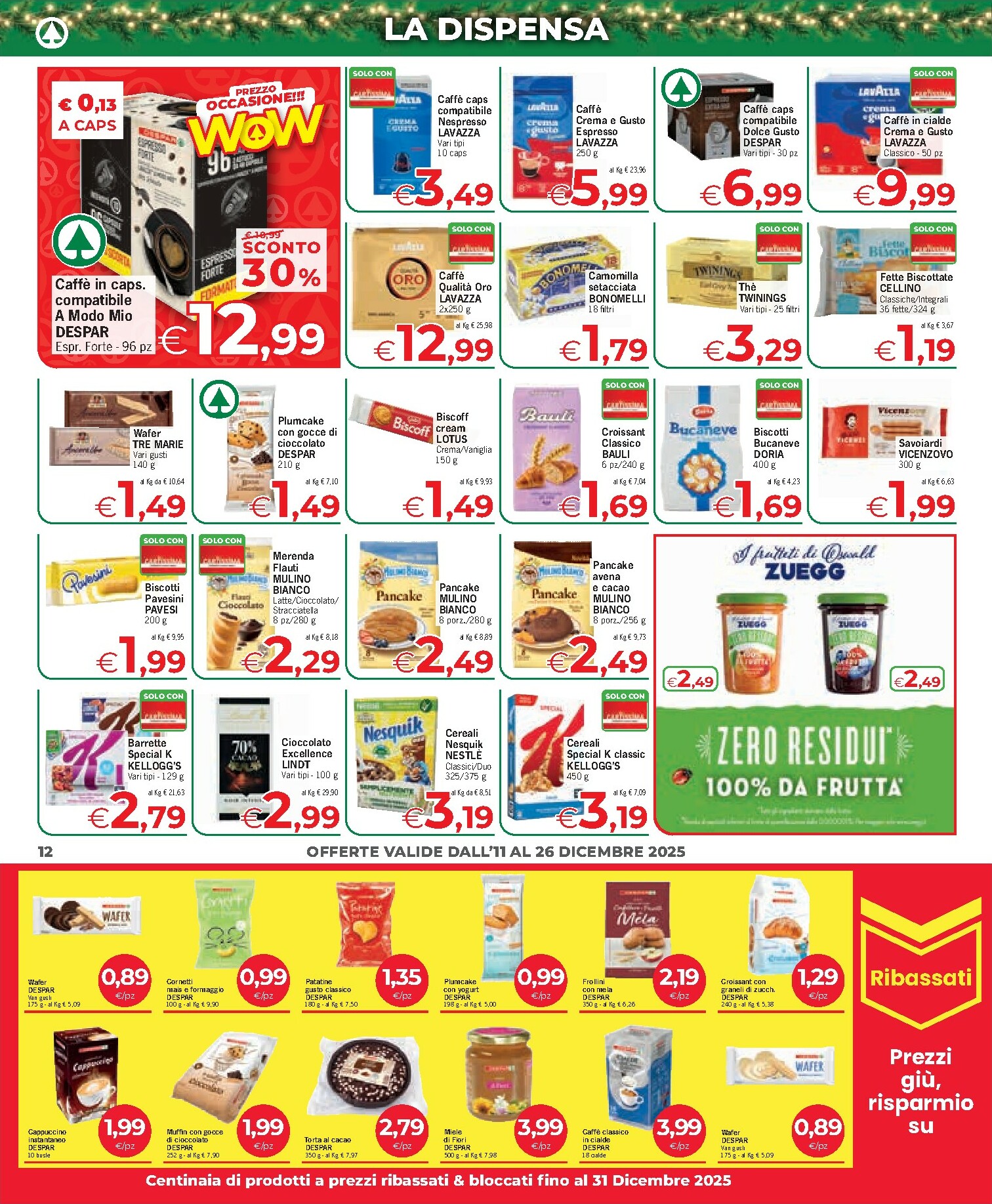 despar - Volantino Despar - Offerte di Buone Feste valido dal 11/12 al 26/12 - page: 12