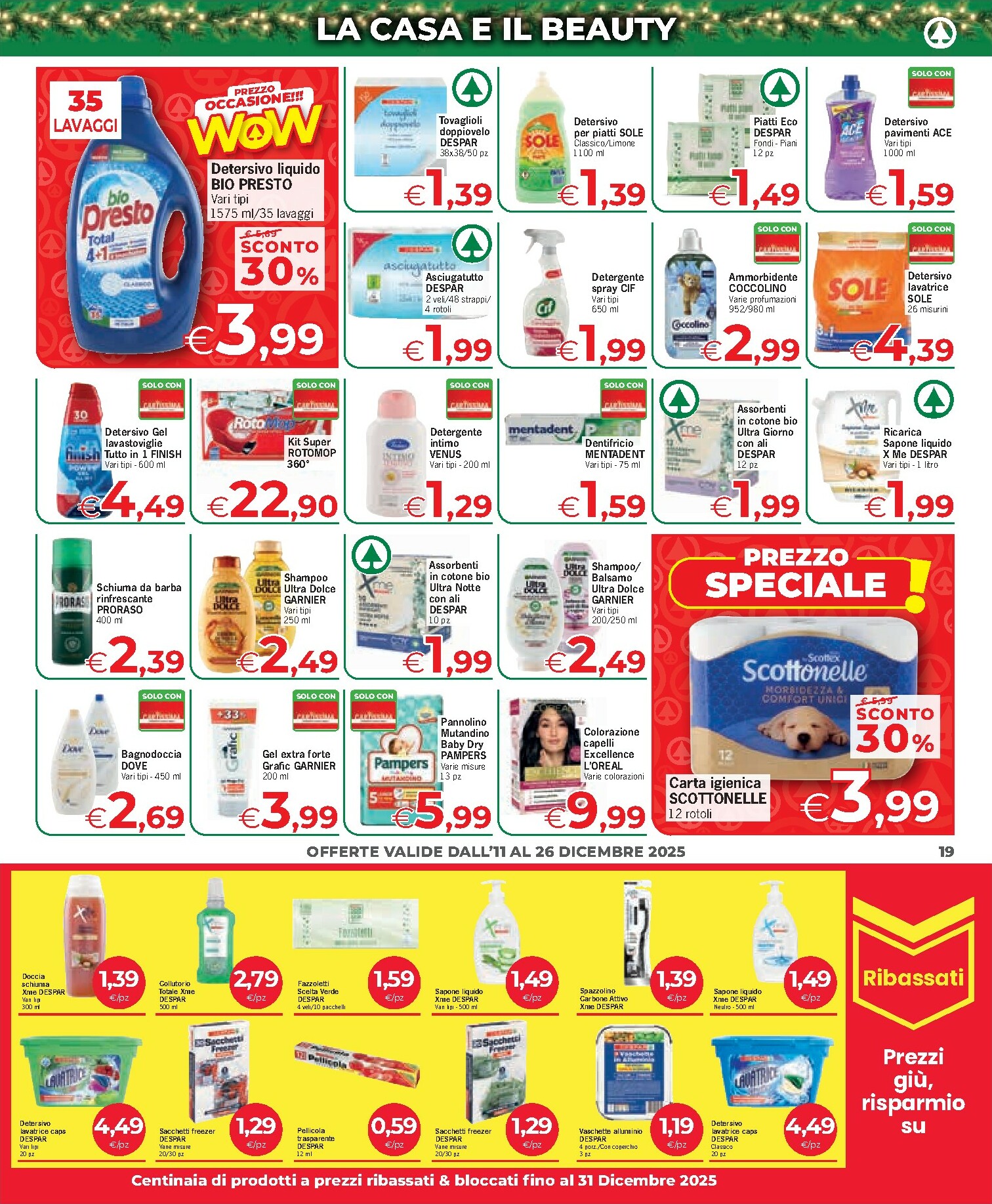 despar - Volantino Despar - Offerte di Buone Feste valido dal 11/12 al 26/12 - page: 19