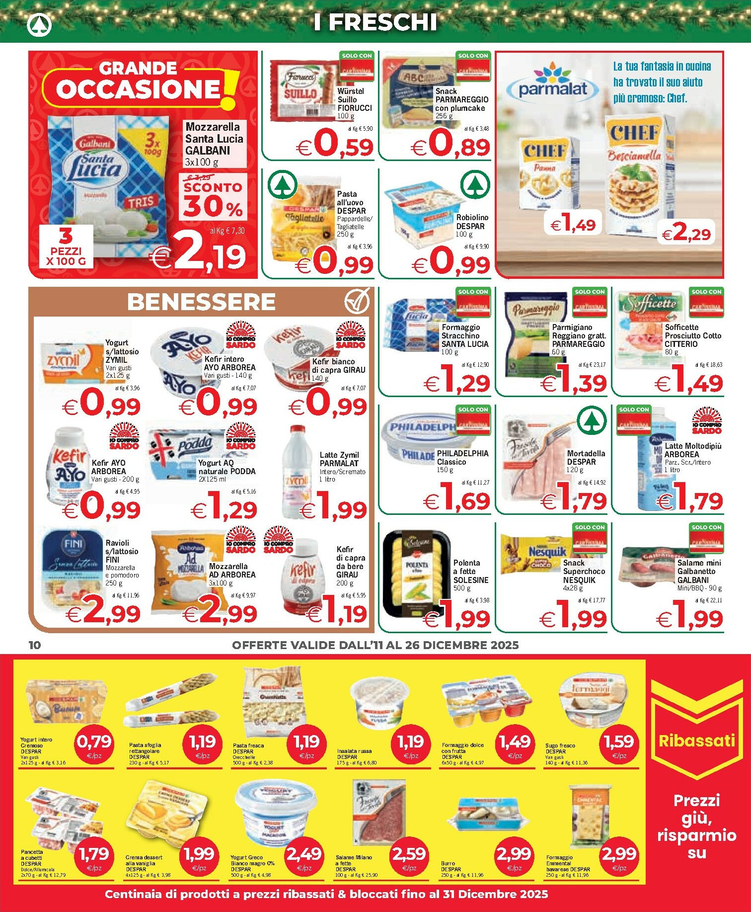 despar - Volantino Despar - Offerte di Buone Feste valido dal 11/12 al 26/12 - page: 10