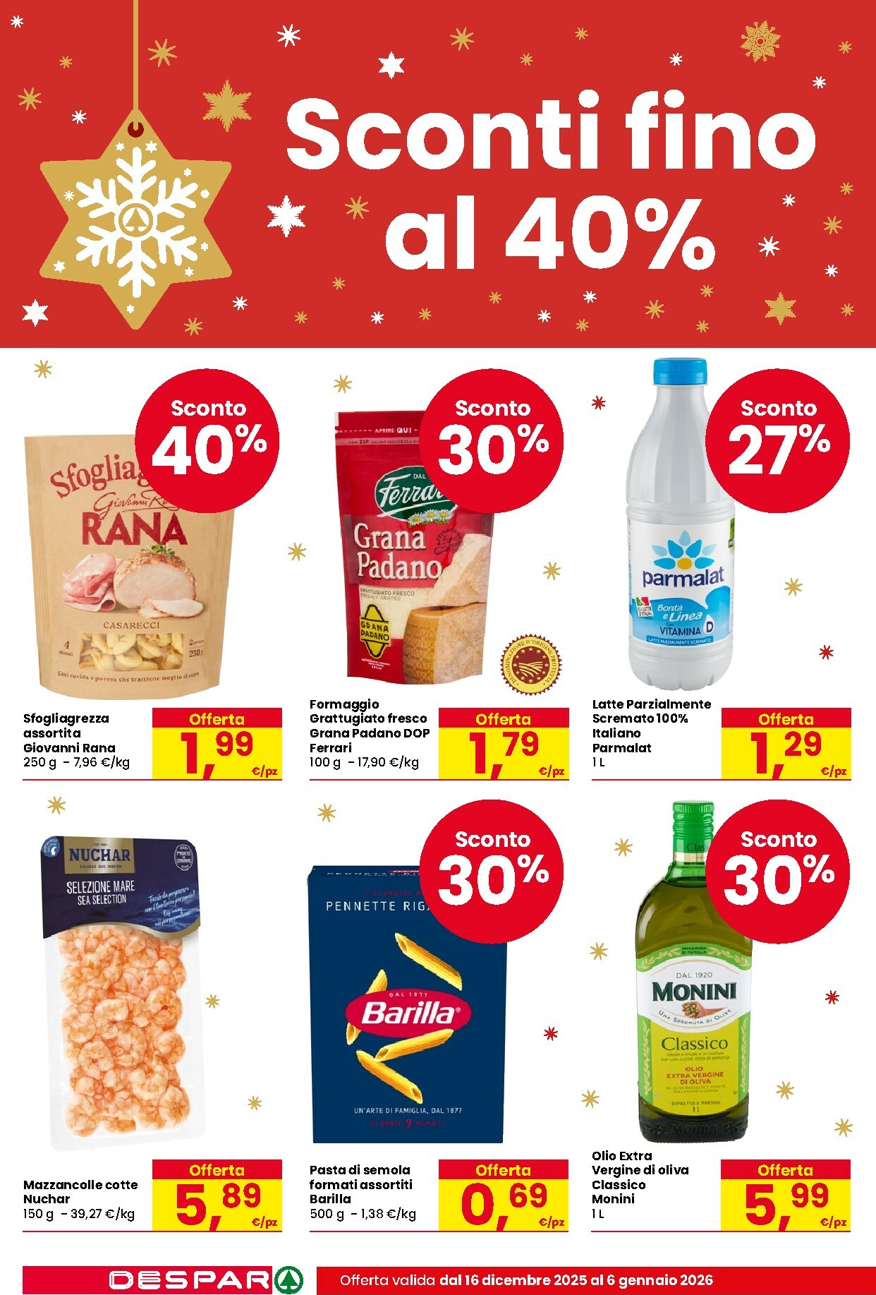 despar - Volantino Despar valido dal 16/12 al 06/01 - page: 2
