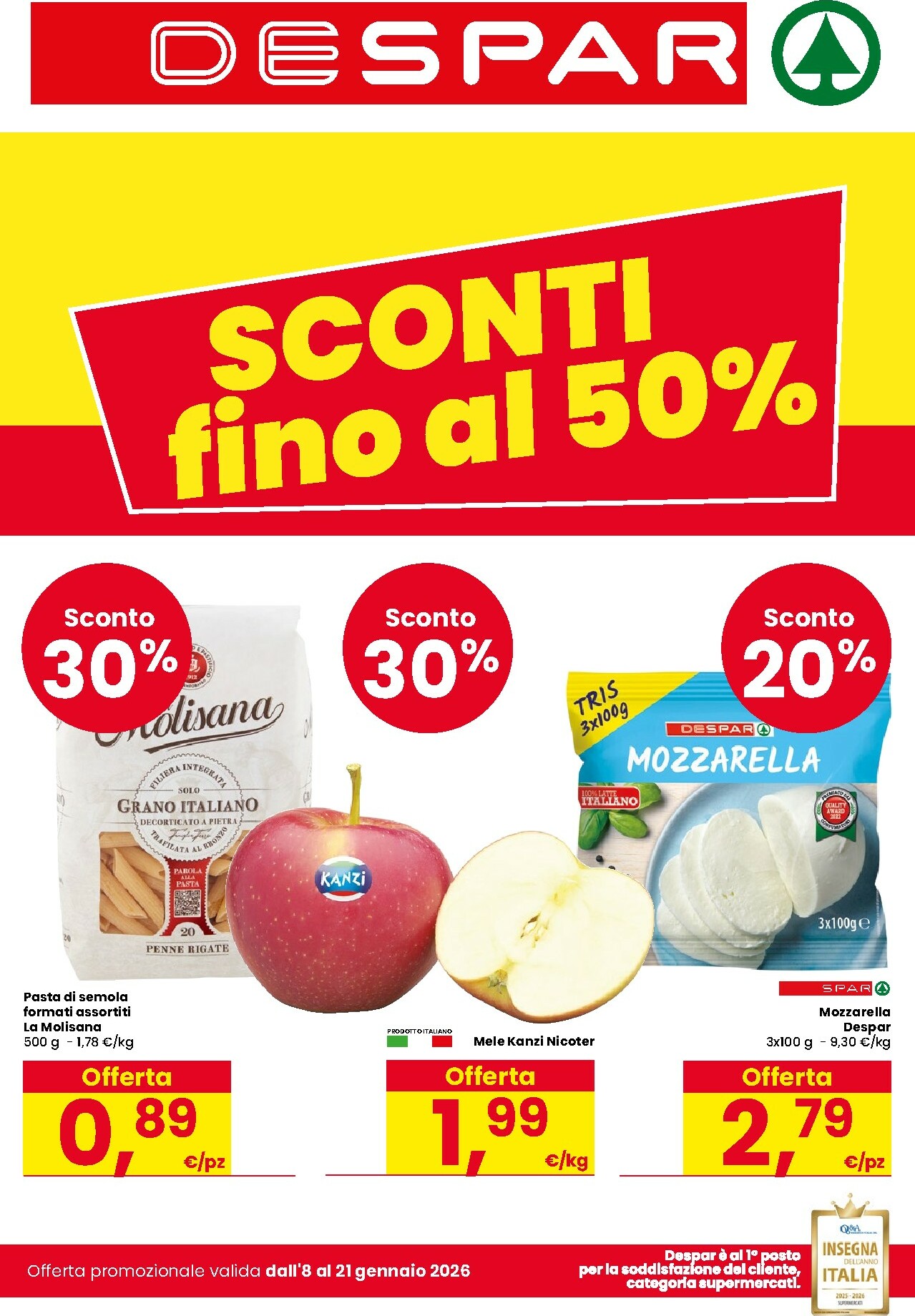 despar - Volantino Despar valido dal 08/01 al 21/01