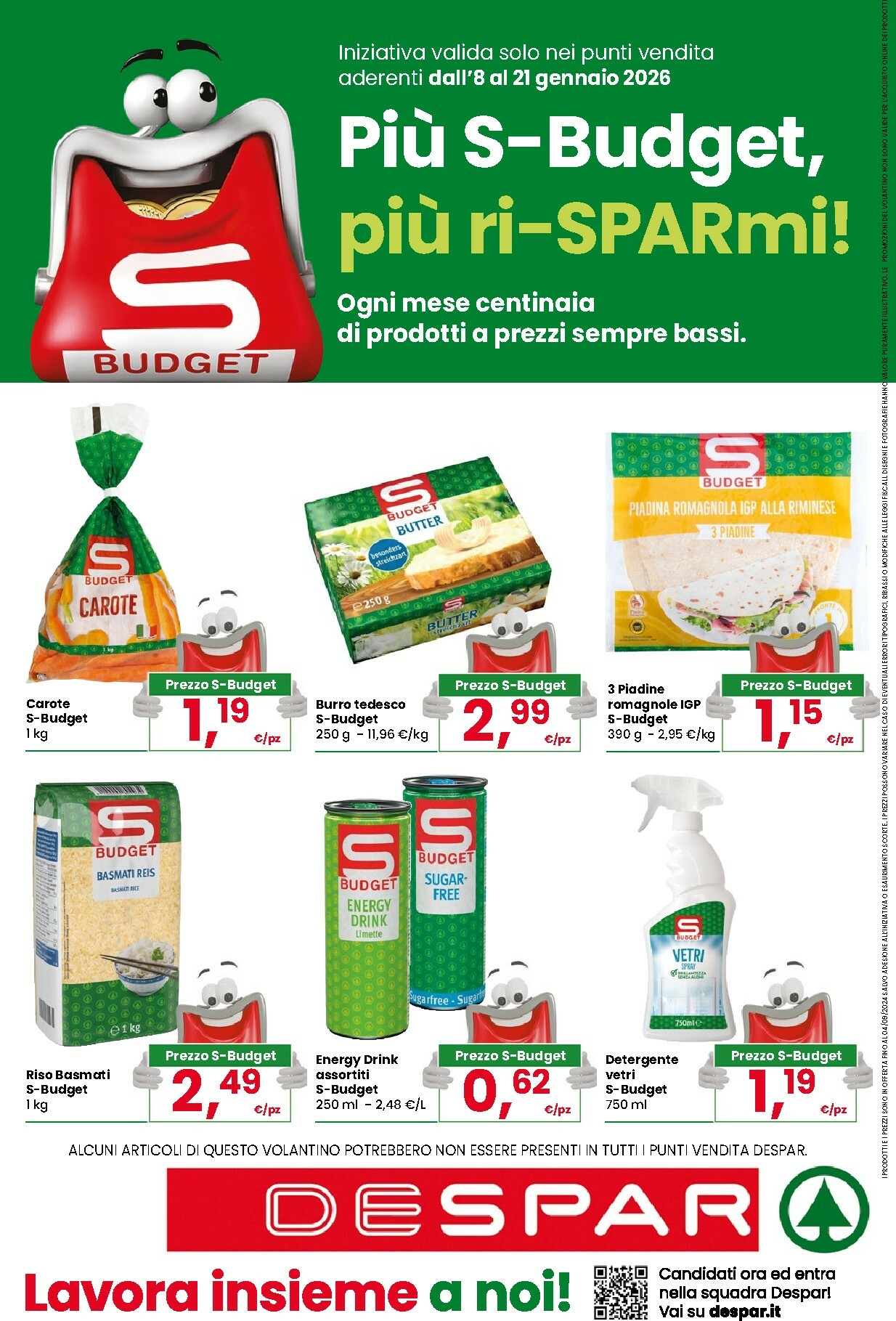 despar - Volantino Despar valido dal 08/01 al 21/01 - page: 20