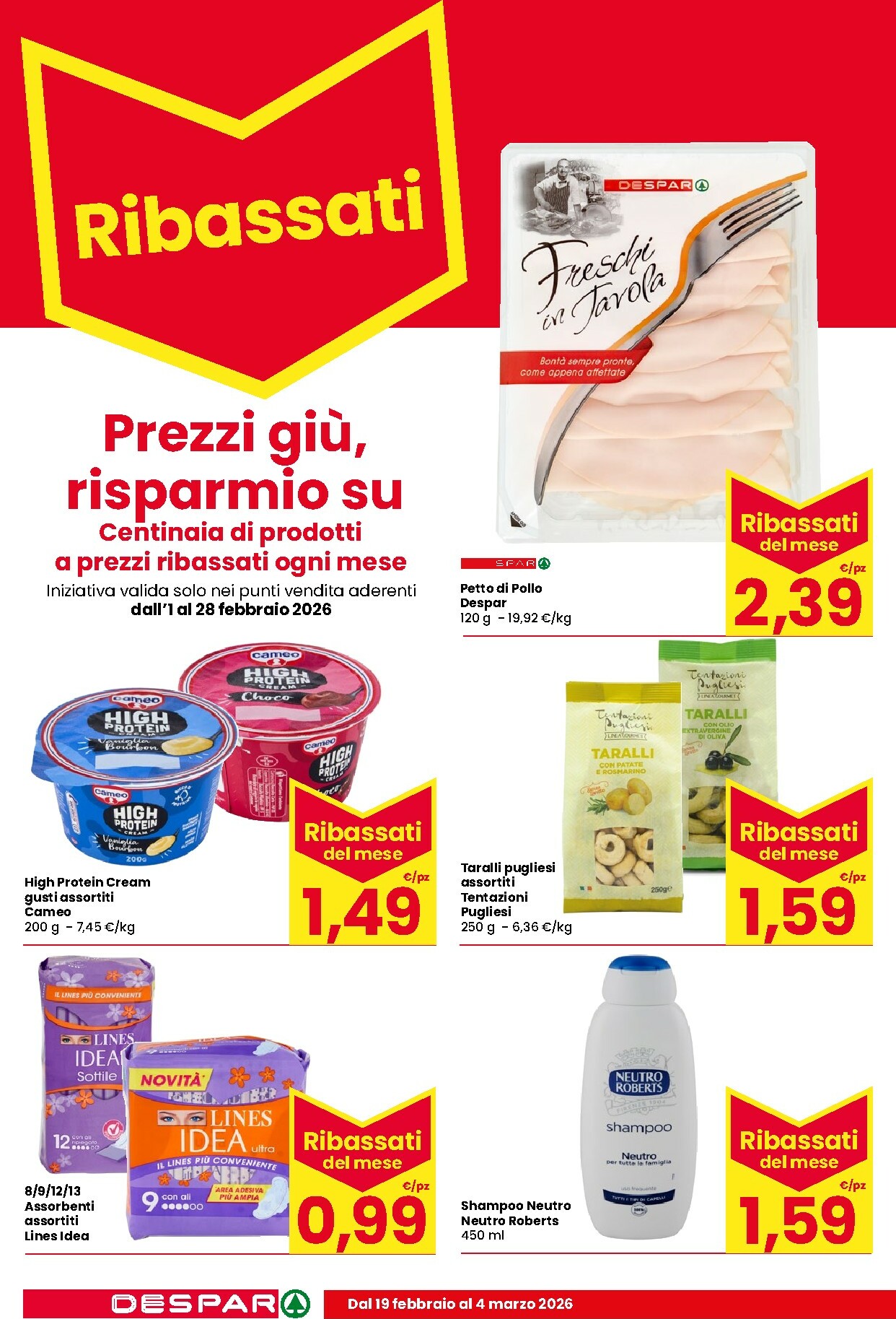 despar - Volantino Despar valido dal 19/02/2026 al 04/03/2026 - page: 16