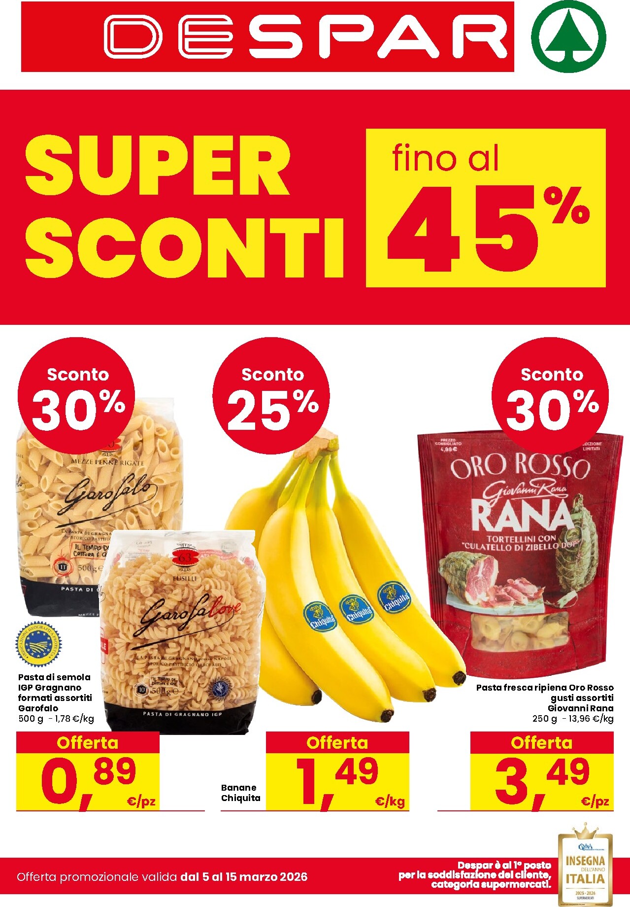 despar - Volantino Despar valido dal 05/03/2026 al 15/03/2026