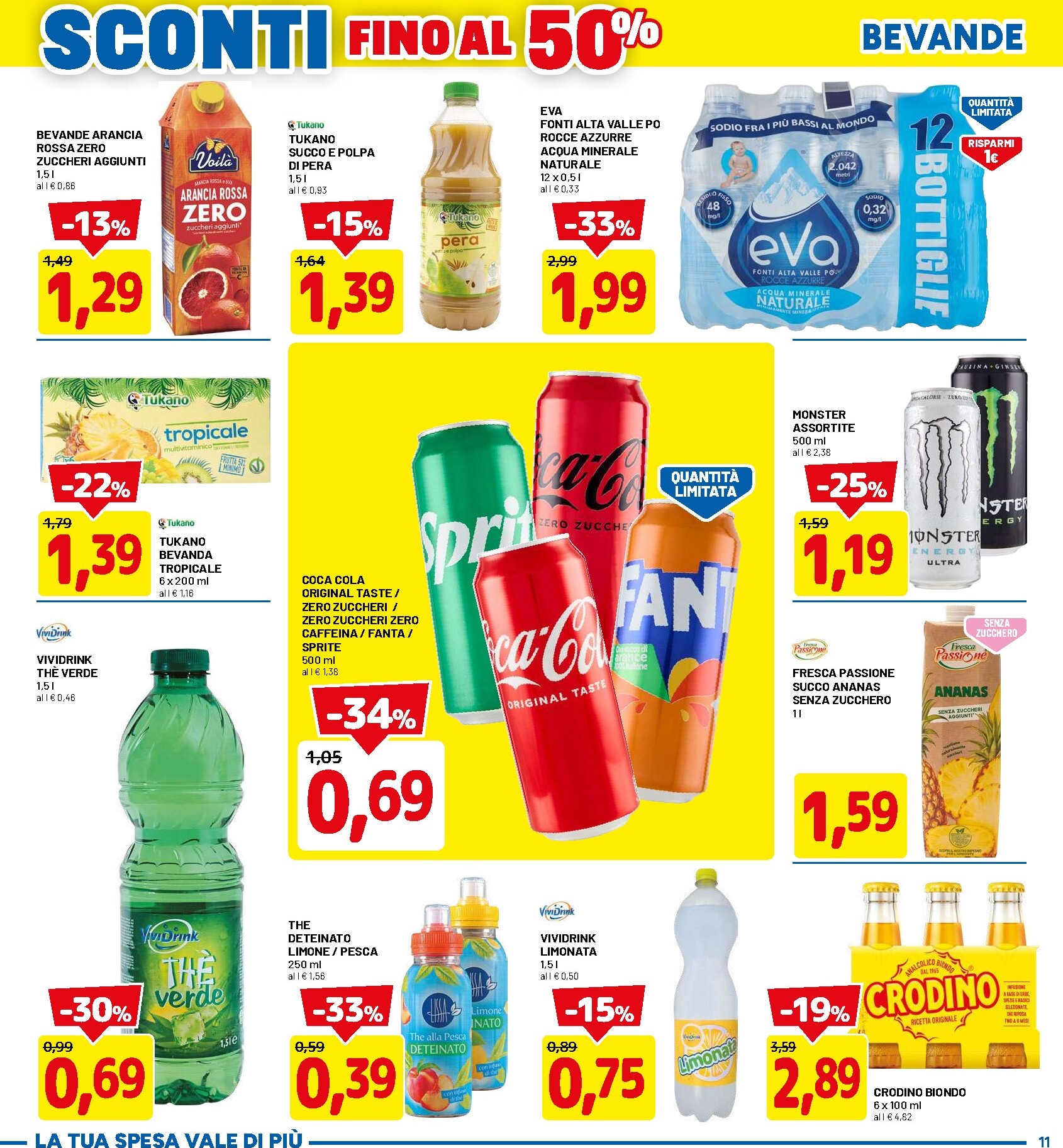 dpiu - Volantino DPiù per la prossima settimana dal lunedì 25/05/2026 al domenica 07/06/2026 - page: 11