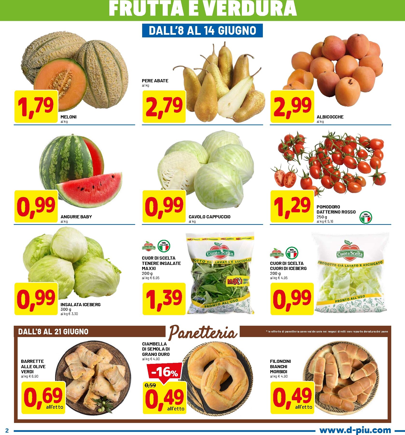 dpiu - Volantino DPiù per la prossima settimana dal lunedì 08/06/2026 al domenica 21/06/2026 - page: 2