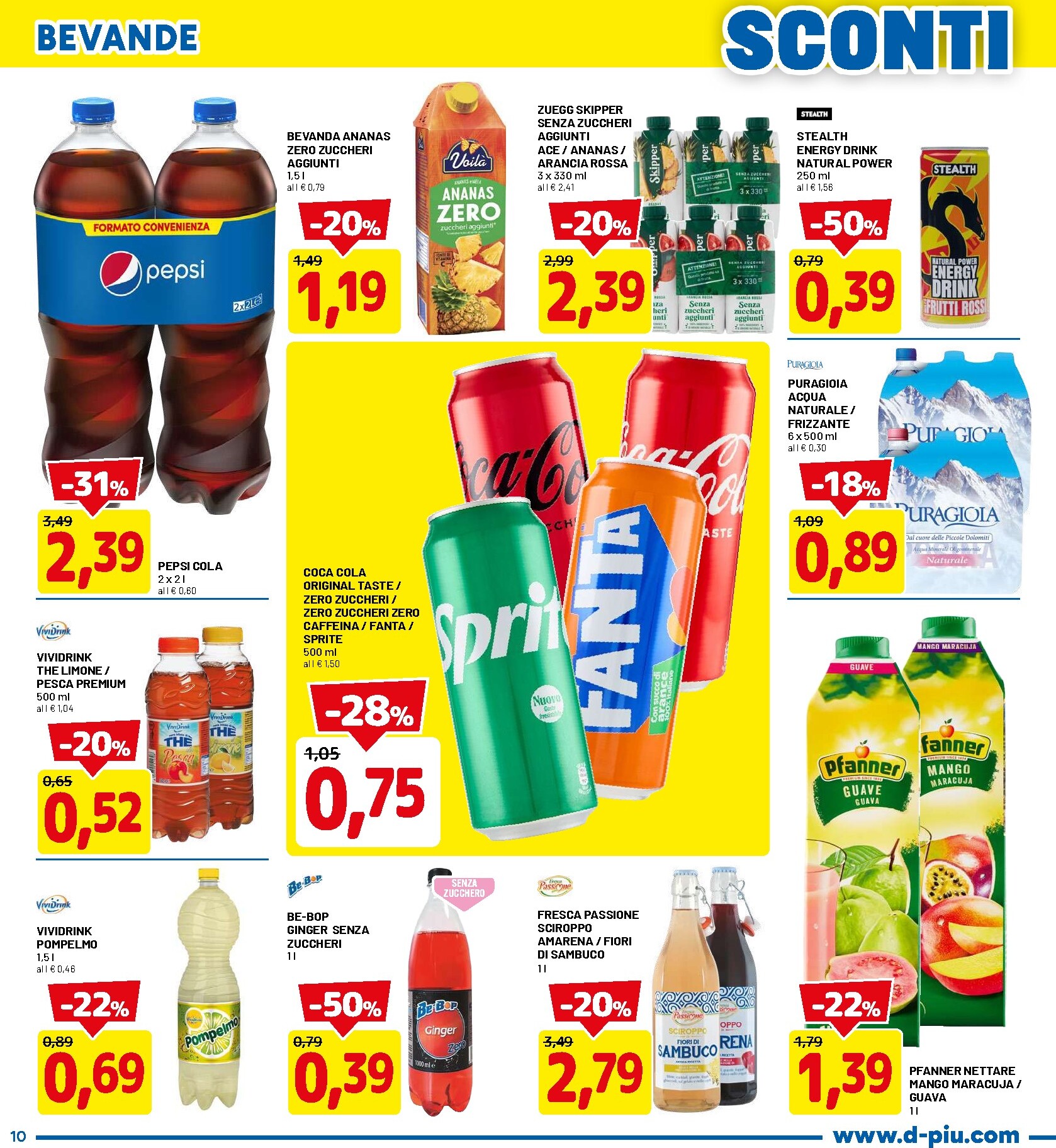 dpiu - Volantino DPiù per la prossima settimana dal lunedì 06/07/2026 al domenica 19/07/2026 - page: 10