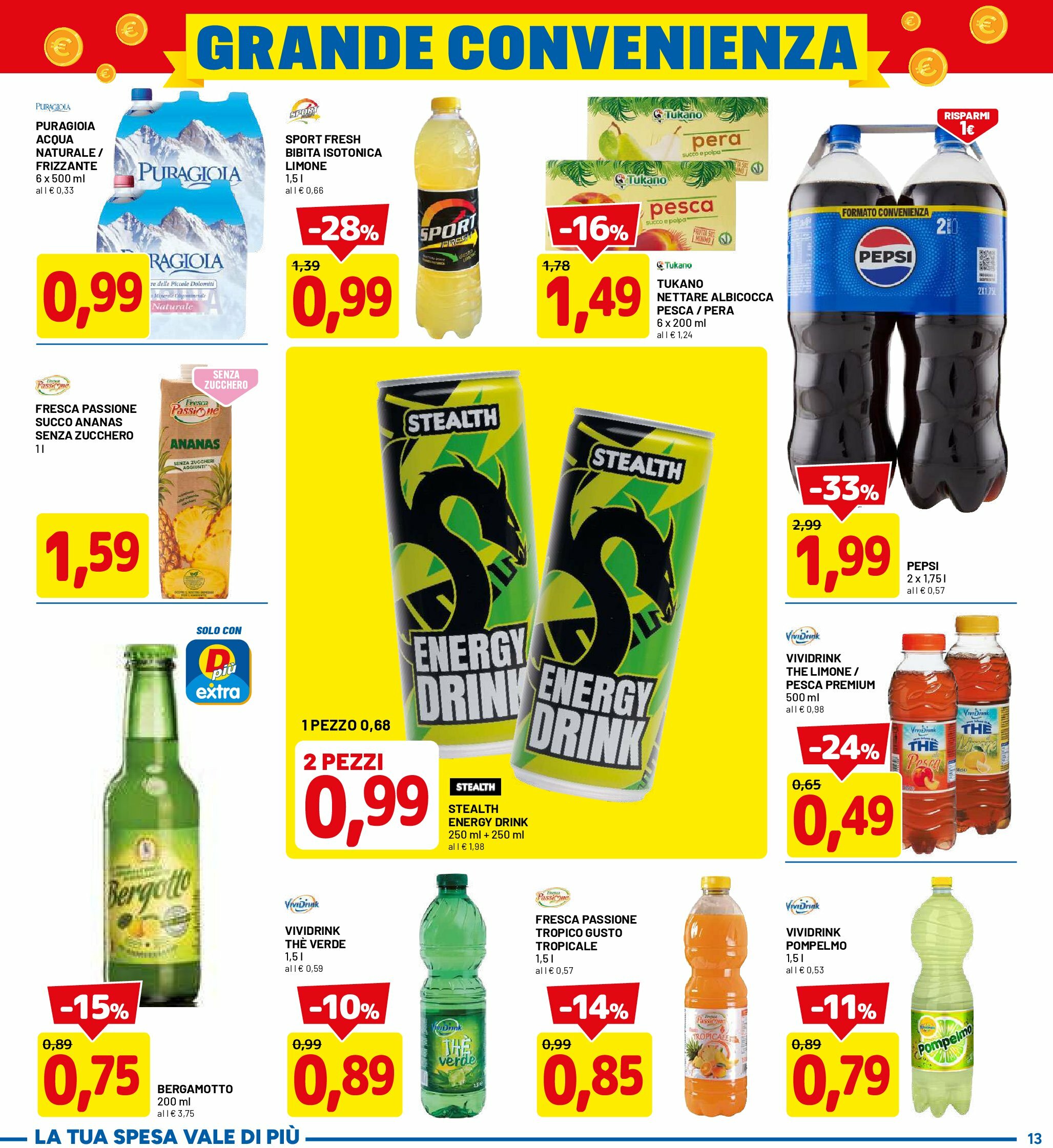 dpiu - Volantino DPiù valido dal 01/09 al 14/09 - page: 13