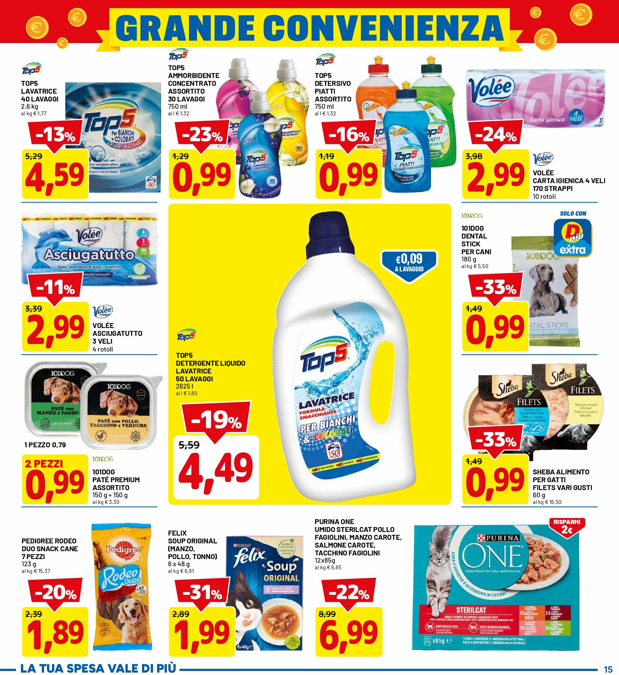 dpiu - Volantino DPiù valido dal 01/09 al 14/09 - page: 15