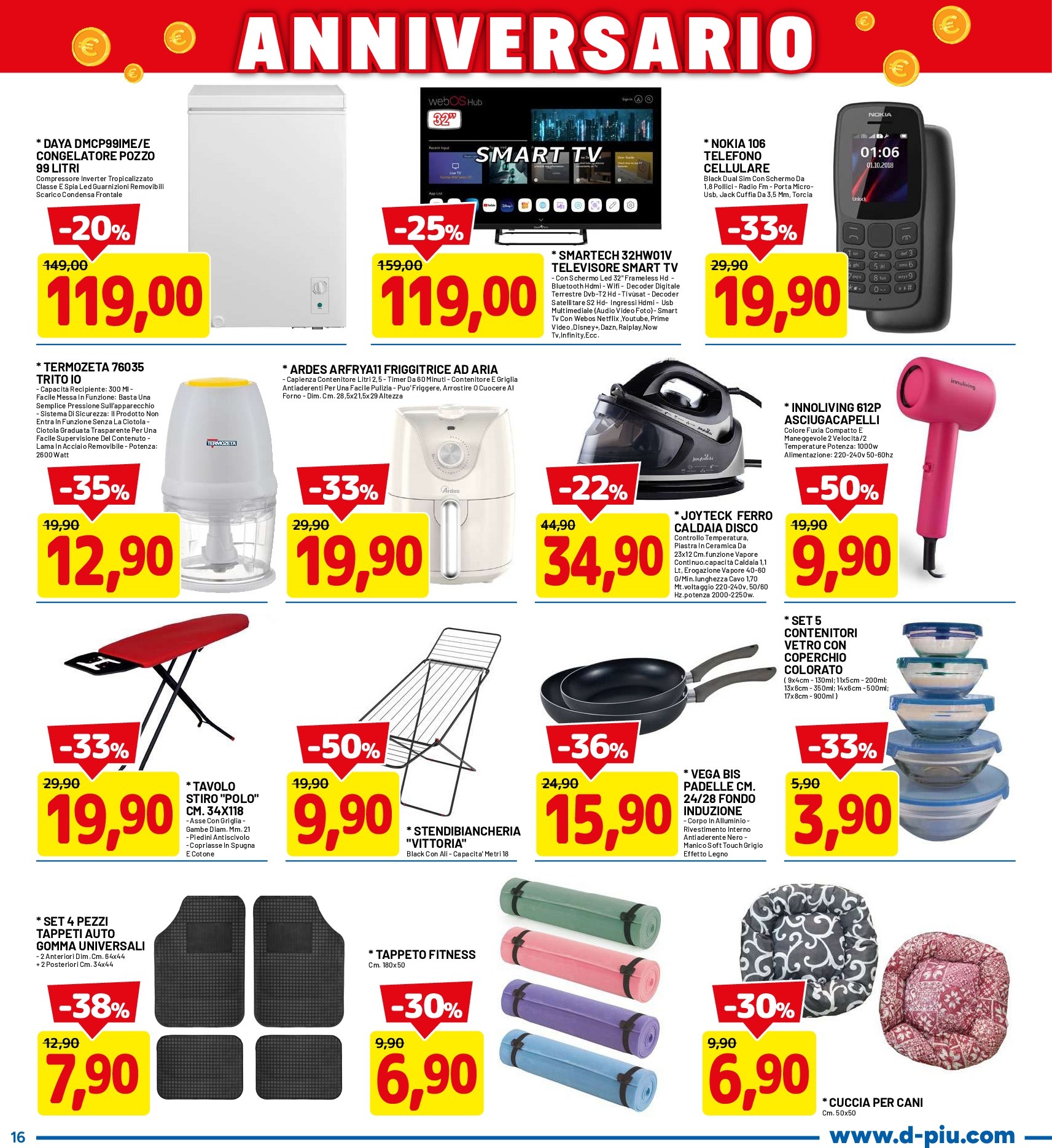 dpiu - Volantino DPiù valido dal 15/09 al 01/10 - page: 16