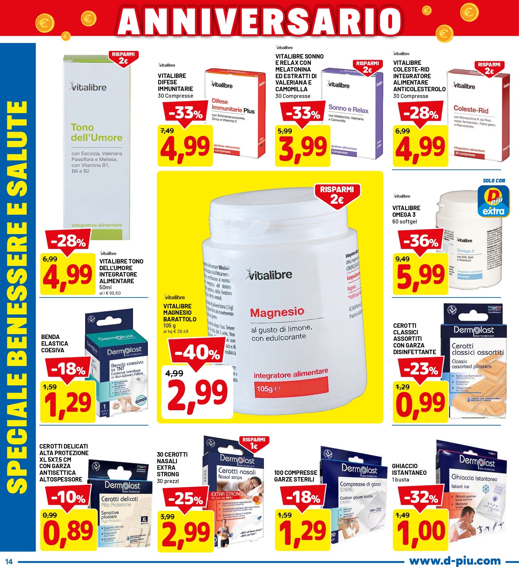 dpiu - Volantino DPiù valido dal 15/09 al 01/10 - page: 14