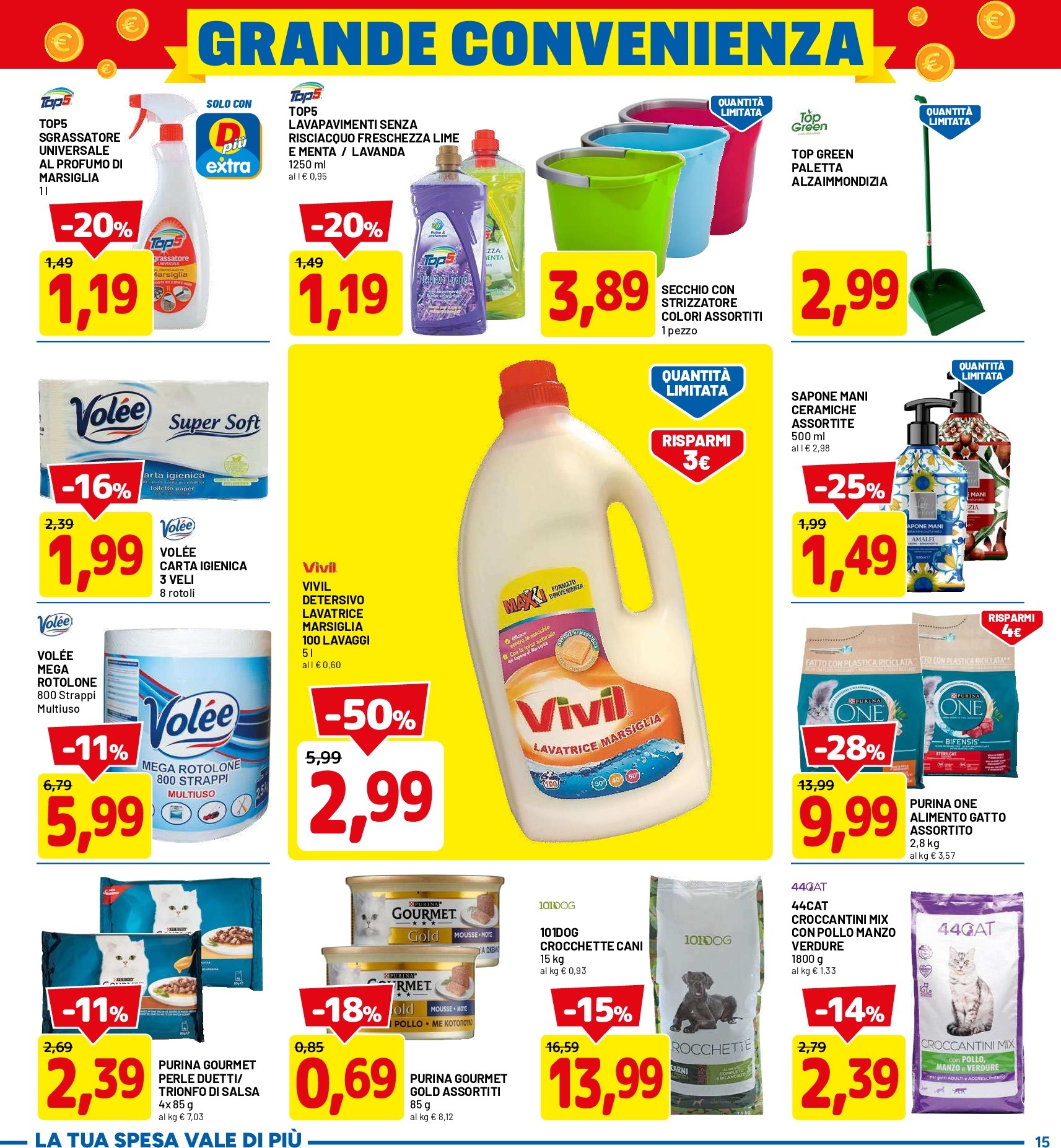 dpiu - Volantino DPiù valido dal 15/09 al 01/10 - page: 15