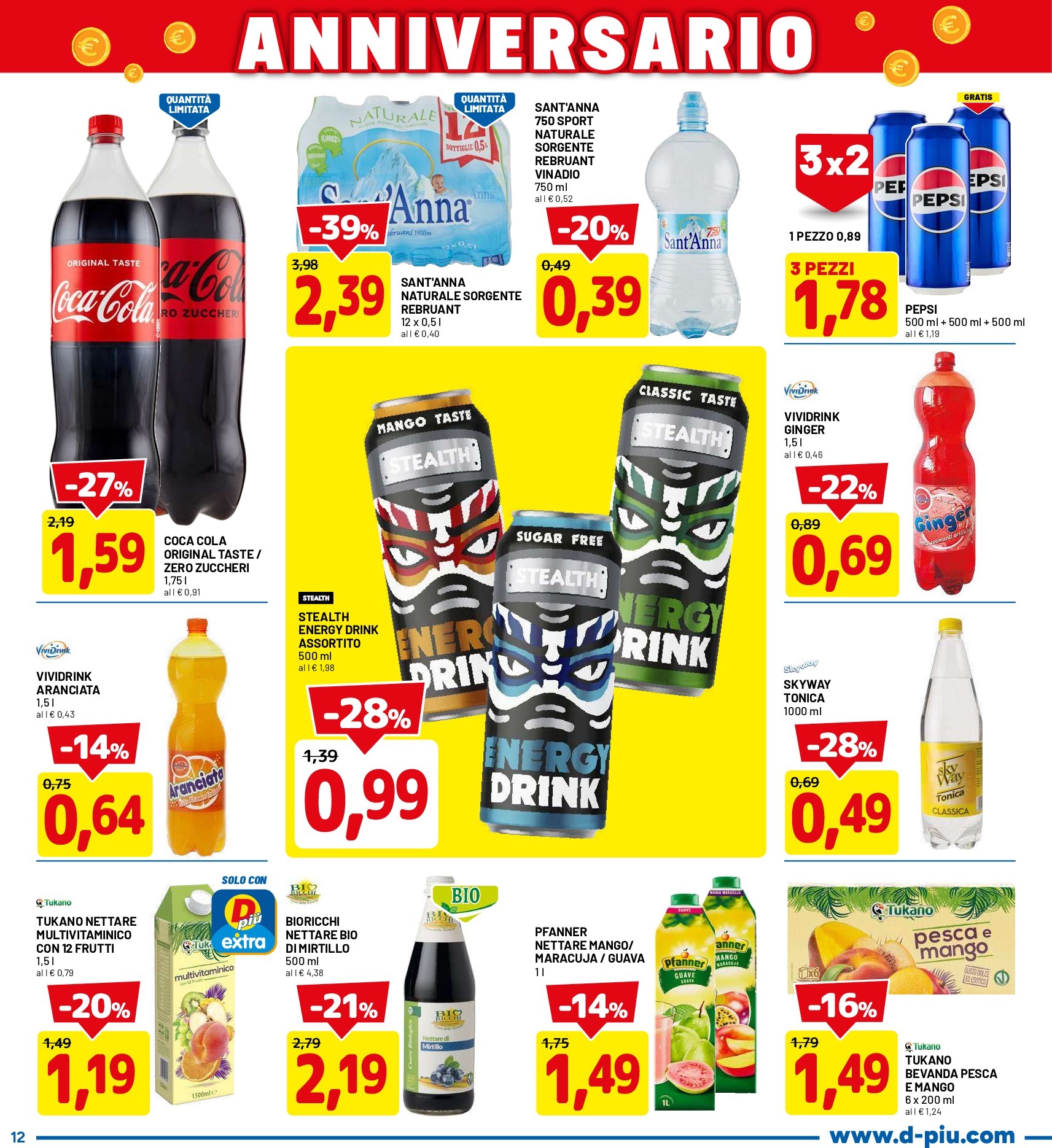 dpiu - Volantino DPiù valido dal 15/09 al 01/10 - page: 12