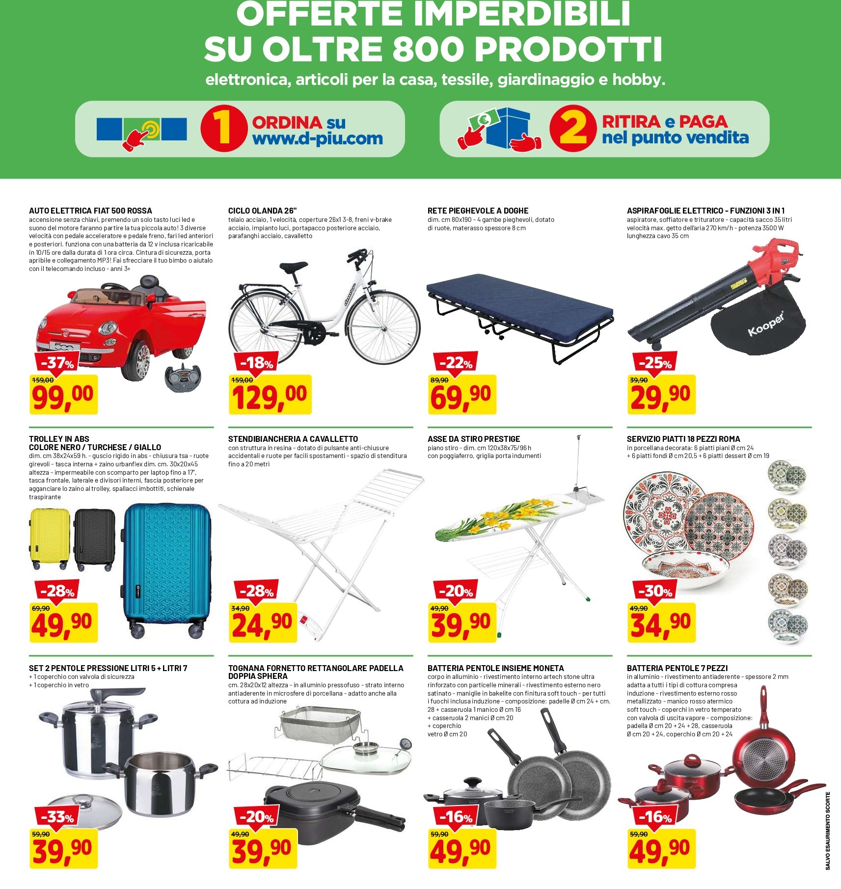 dpiu - Volantino DPiù valido dal 15/09 al 01/10 - page: 19